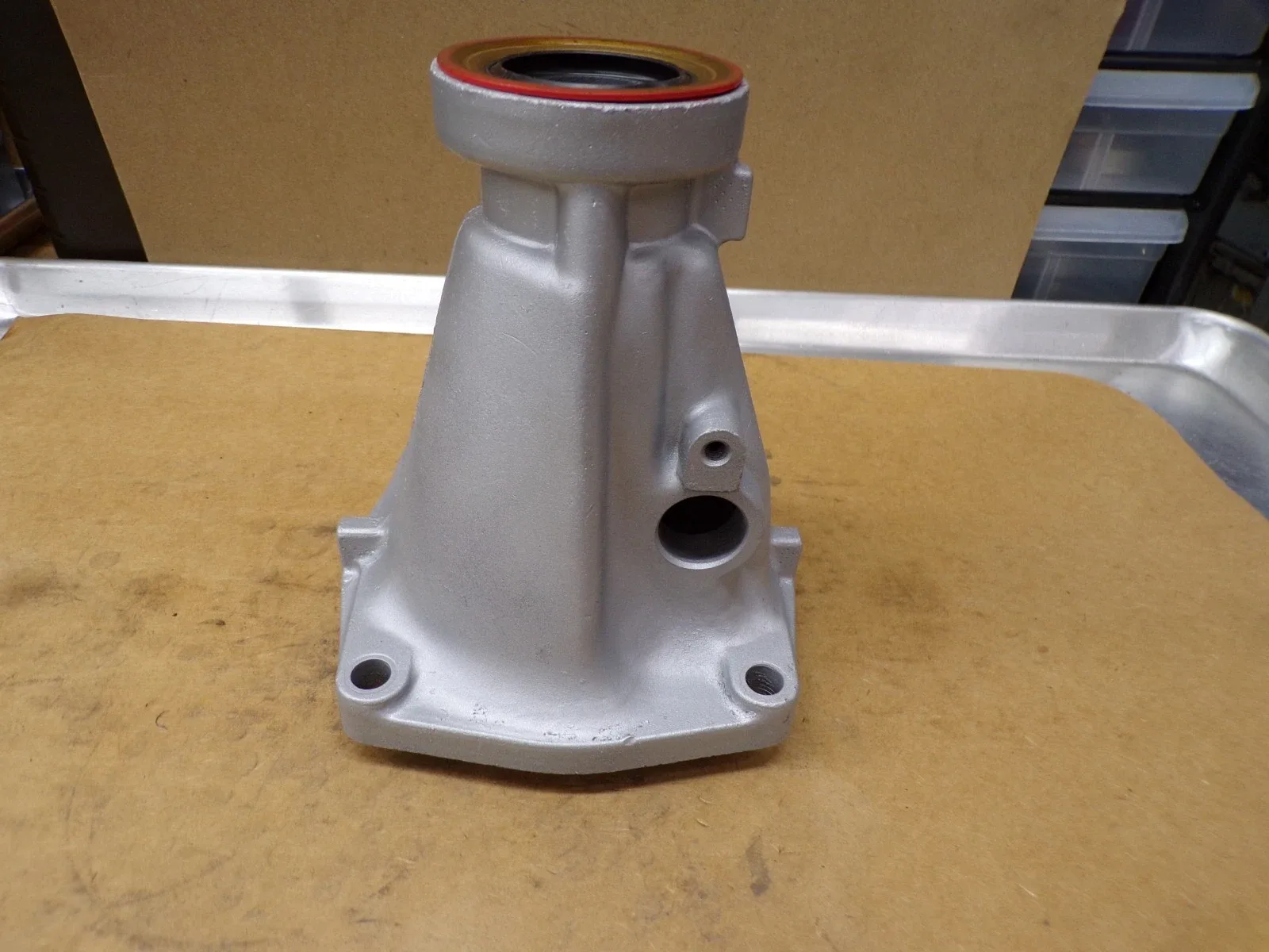 TH 350 Tail Housing, 6 Inch New Seal & Heavy Duty Bushing