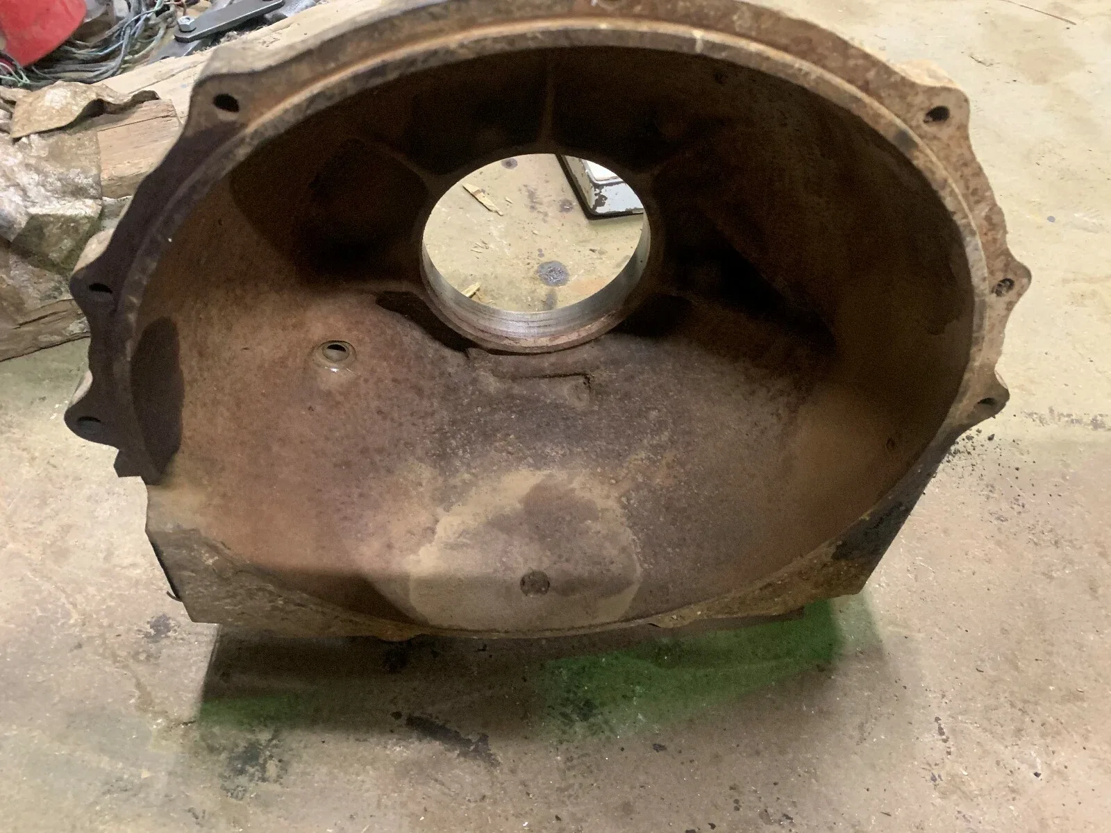 1957 Chevrolet Power Guild transmission bell housing image 4