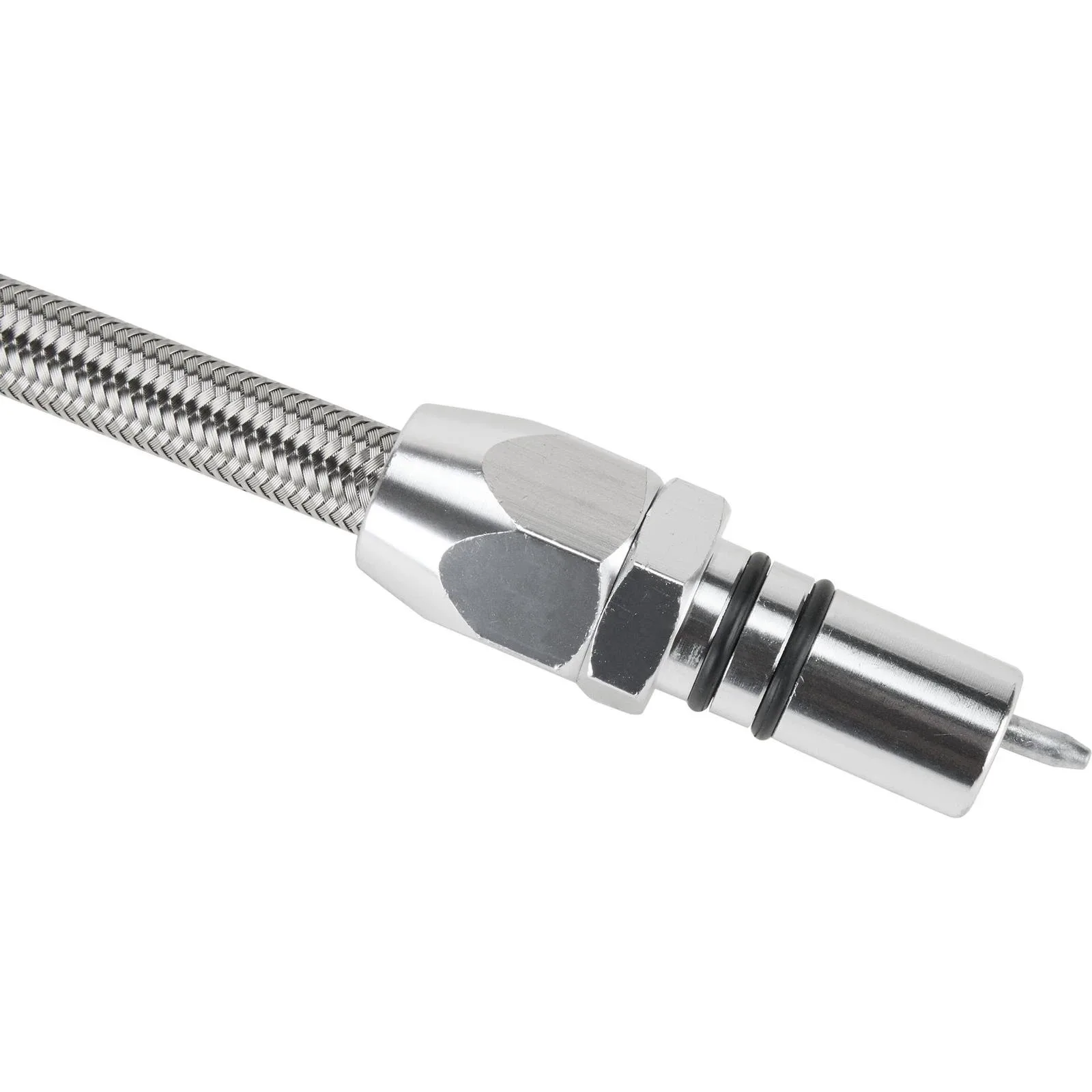 GM TH-400 Flexible Transmission Dipstick, Bell Housing Mount image 4