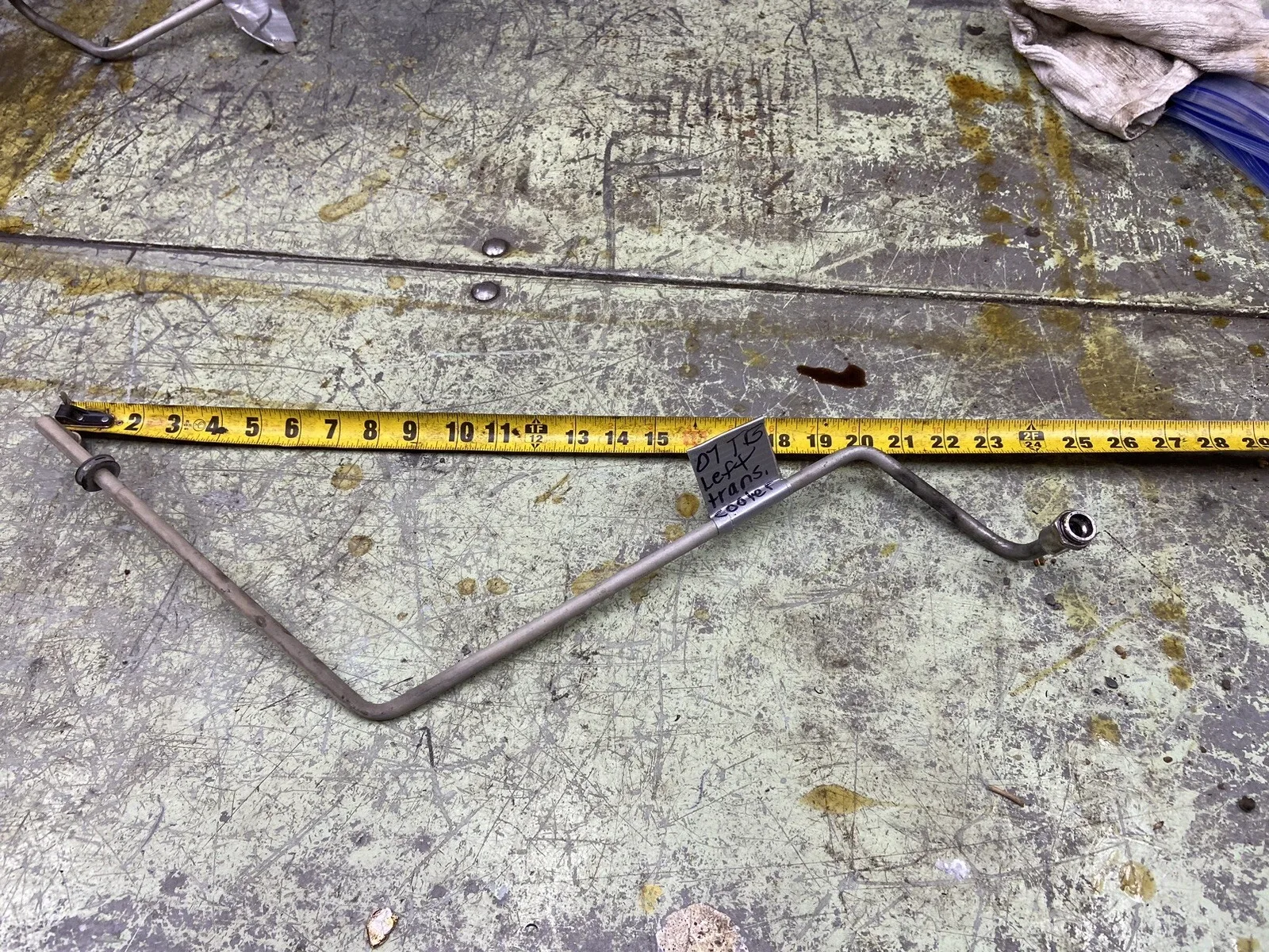 02-09 Trailblazer Left Drivers Side Transmission Cooler Line