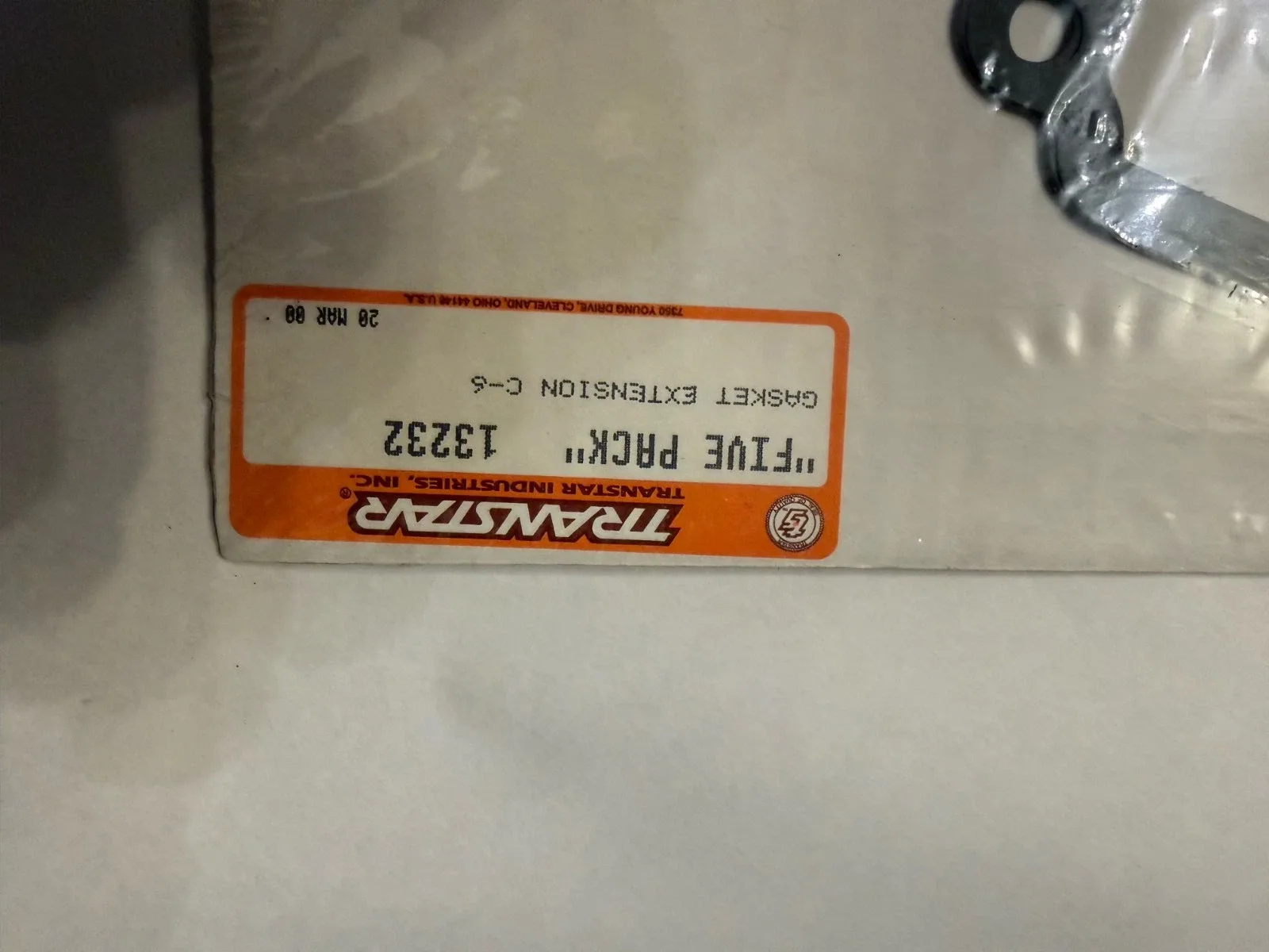 Transtar 13232 Ford C6 Extension Housing Gasket 5-Pack 1966-96 Ford