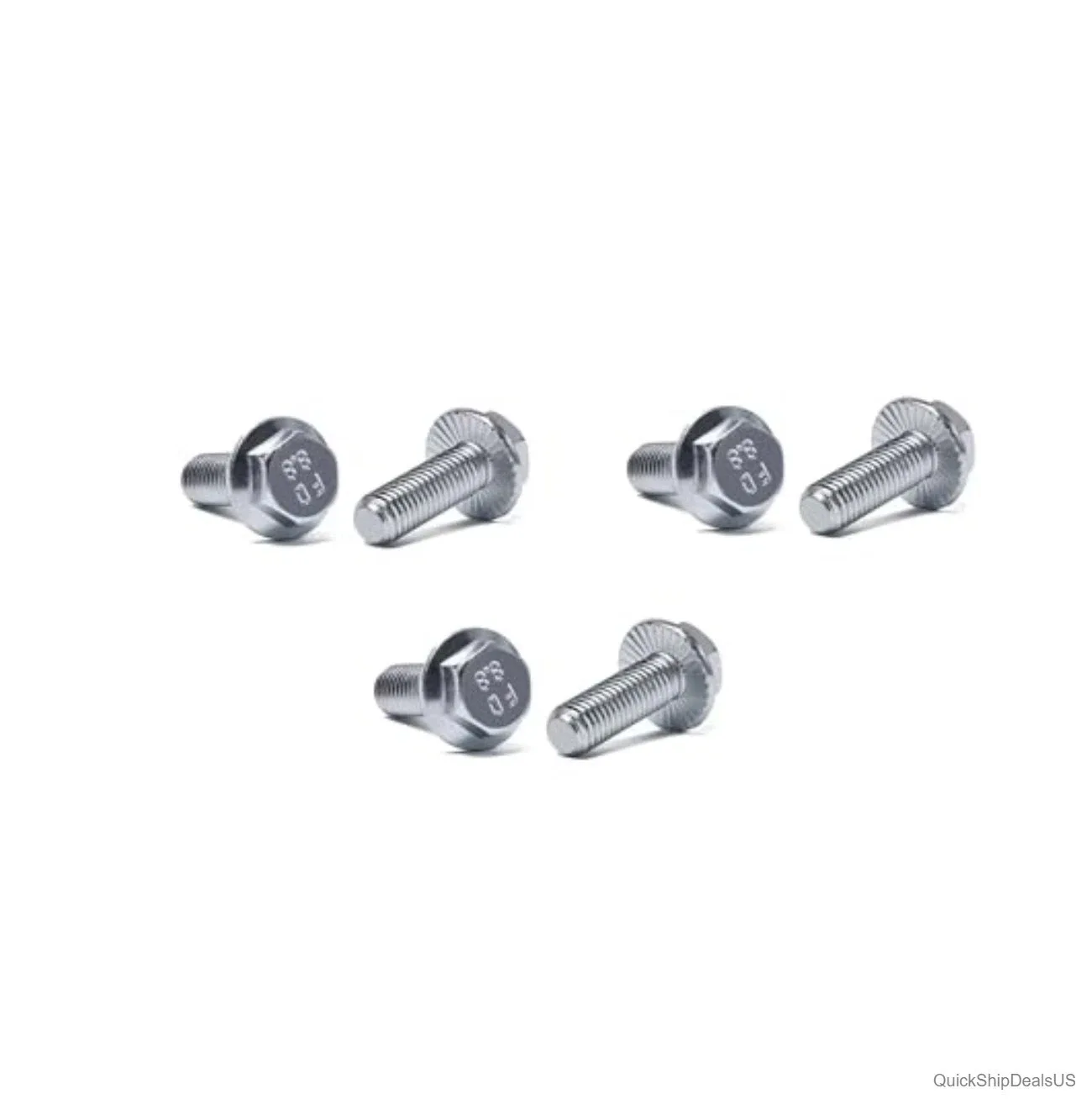 Transmission Engine Bell Housing Bolts Set 6 Piece 3/8-16 Flanged Hex For SBC