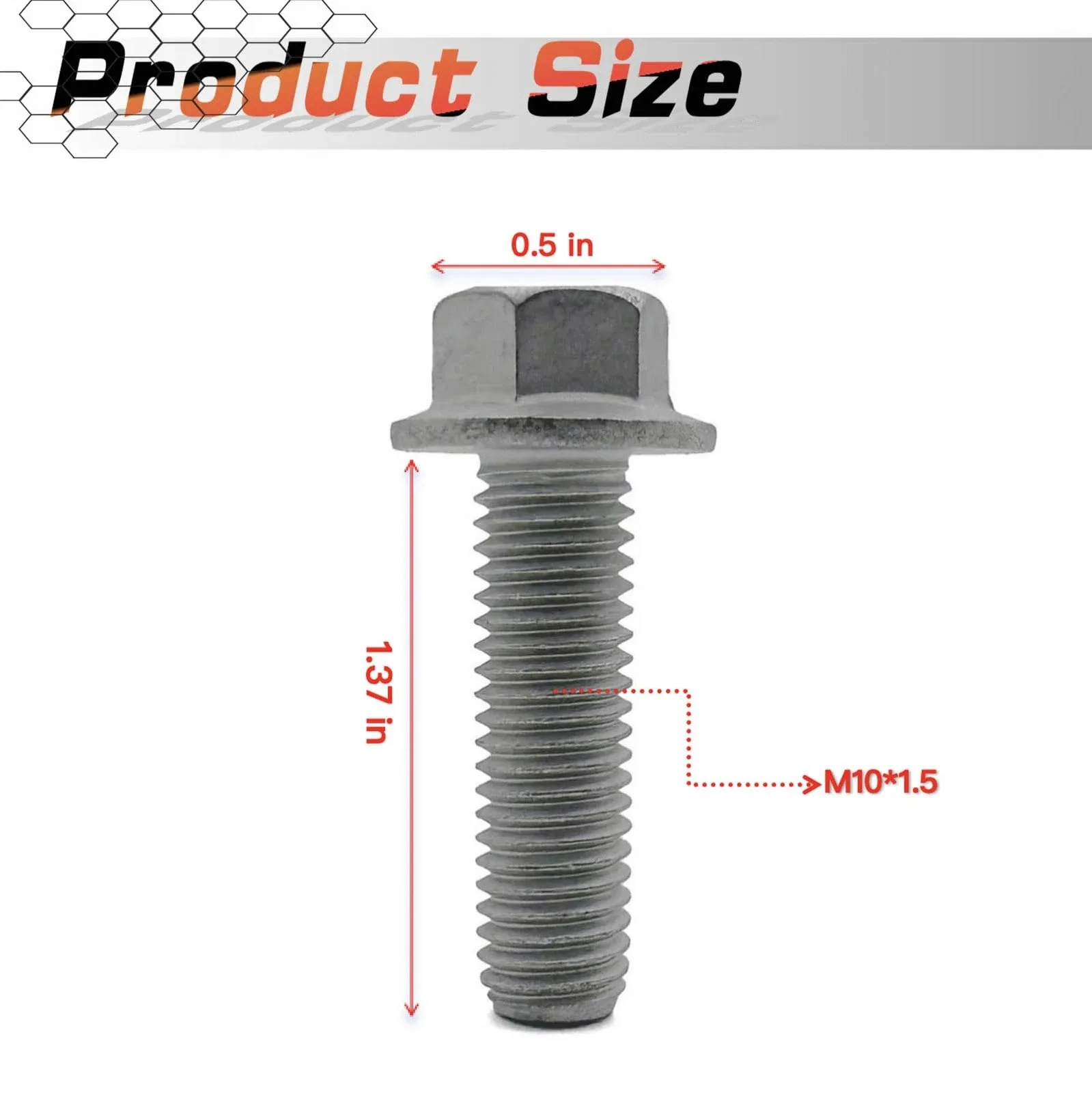 LS Engine Transmission Bell Housing Bolts 4L60e 4L80e T56 LS1 LS2 M10-1.5x35 image 2