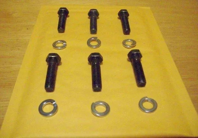 Chevrolet 400  Transmission  Bell Housing Bolts With Lock Washers image 2