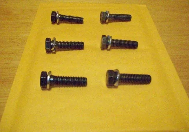 Chevrolet 400  Transmission  Bell Housing Bolts With Lock Washers image 4
