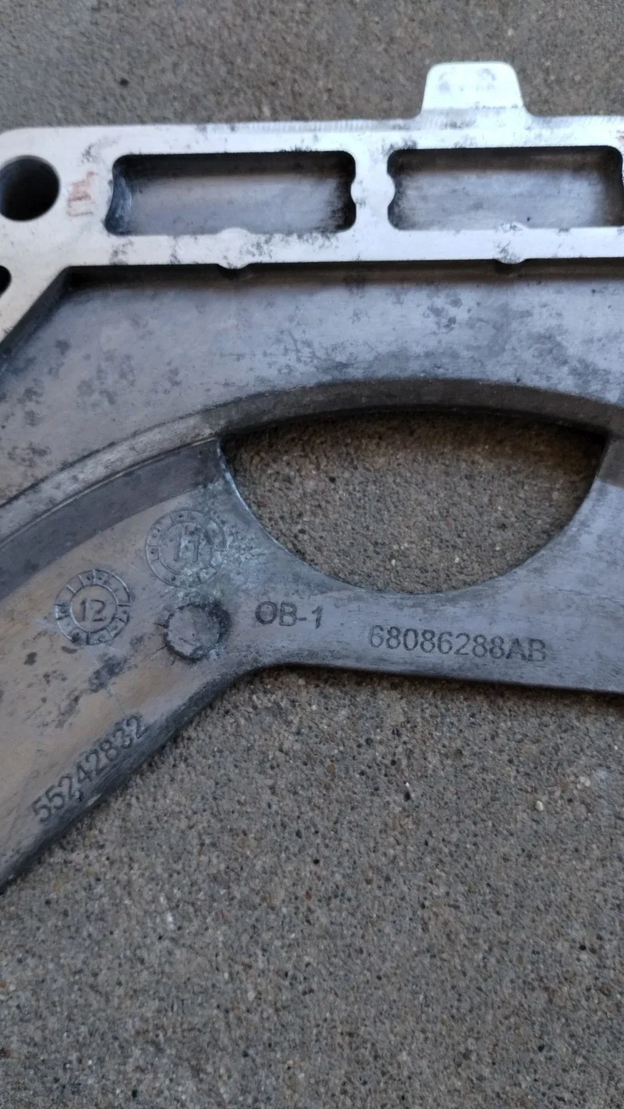 2012-2015 Dodge Dart 1.4L  Bell Housing Adapter Plate. image 2