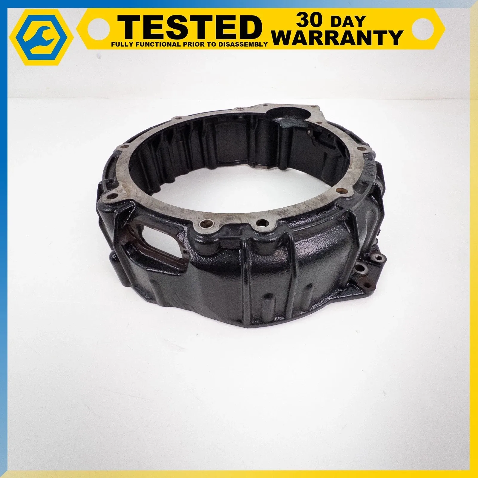 08-19 MASERATI GRANTURISMO AUTOMATIC TRANSMISSION TORQUE CONVERTOR HOUSING OEM image 3
