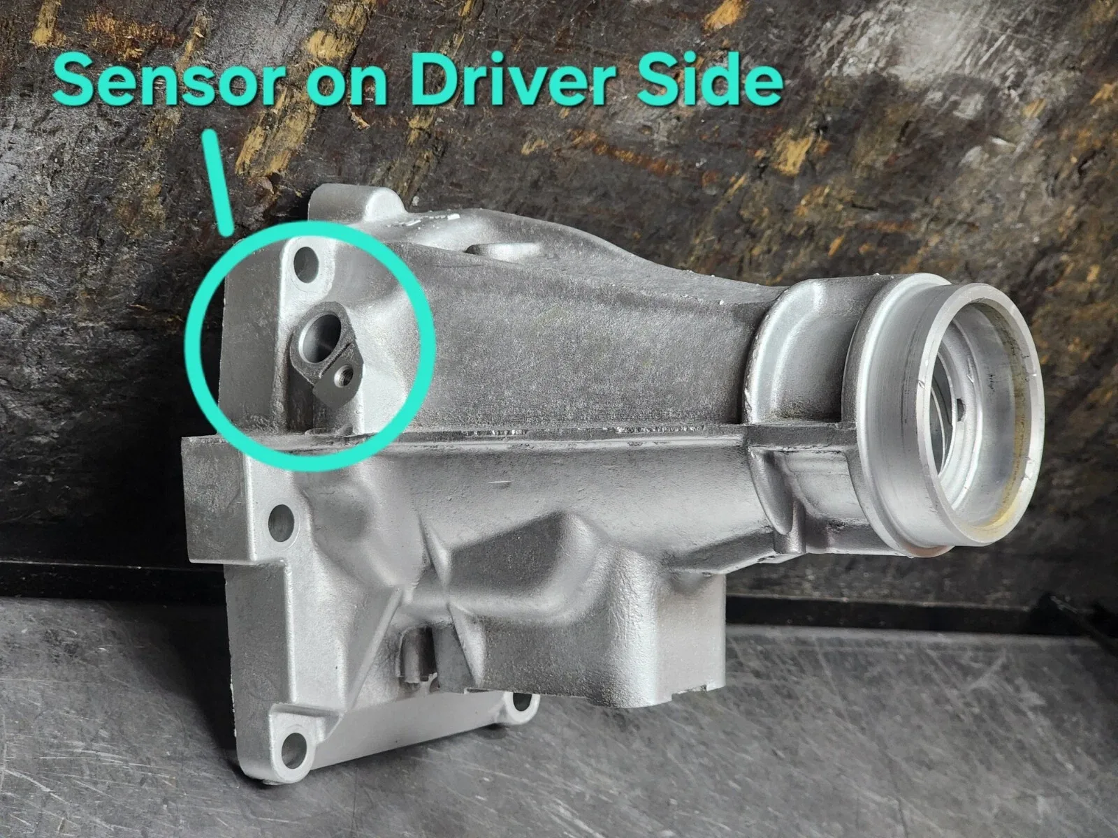 A340E TRANSMISSION EXTENSION HOUSING, 2WD "4" BOLT MOUNT NO USE SPEED-O #8934 image 3