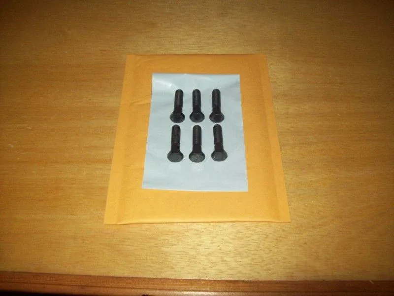 GM Chevrolet 3 speed Transmission Bell Housing to Moter Bolts set image 2