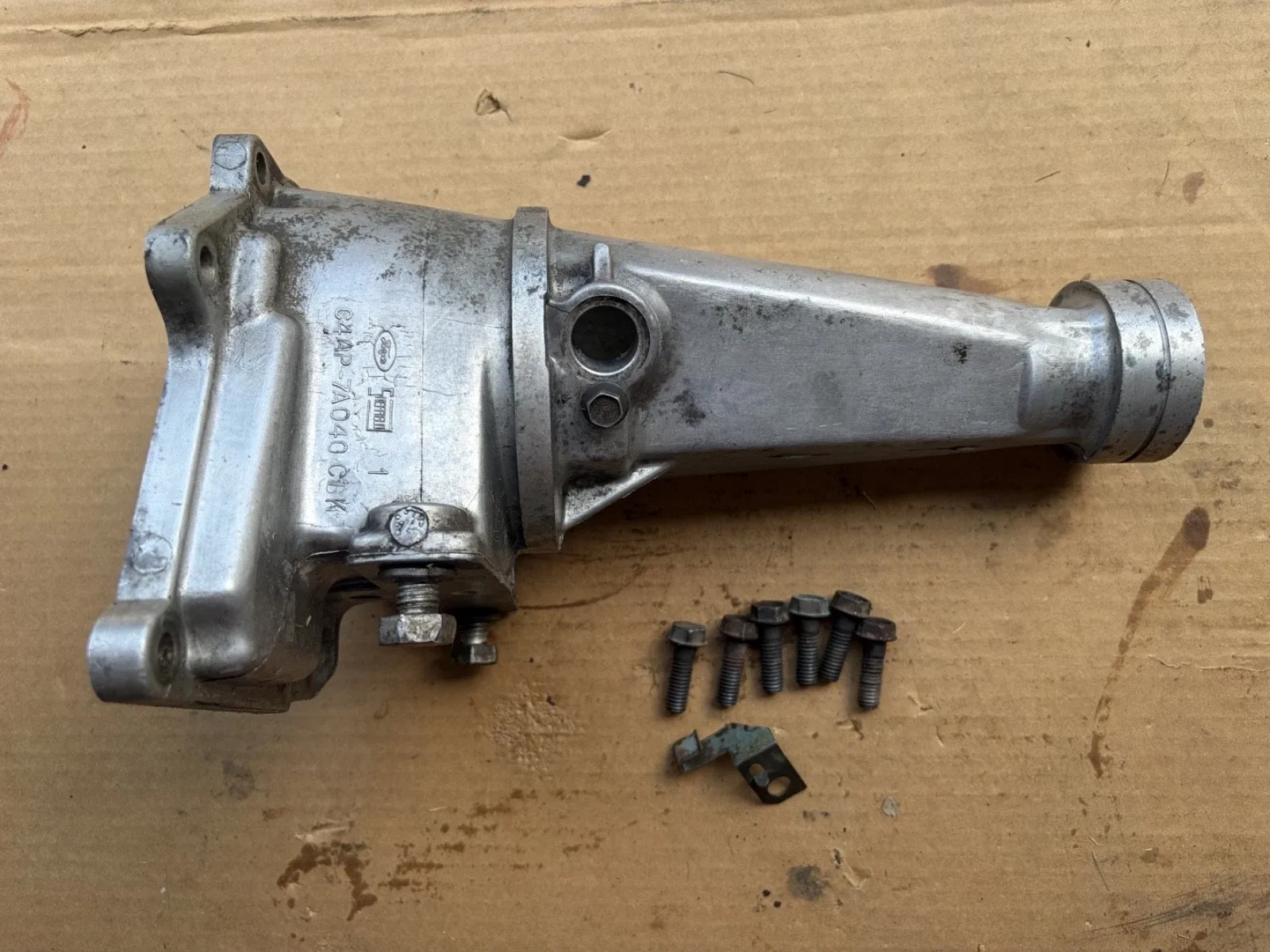 1965-67 Ford C4 Automatic C4AP-7A004-C Tail Shaft Housing with attaching bolts