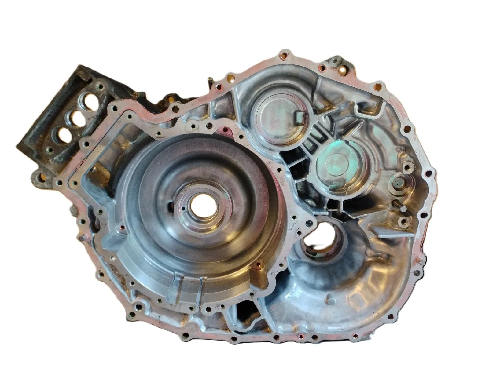 2004-2009 Toyota Prius 1.5L P112 eCVT HSD Bell Housing Front Case Half image 2