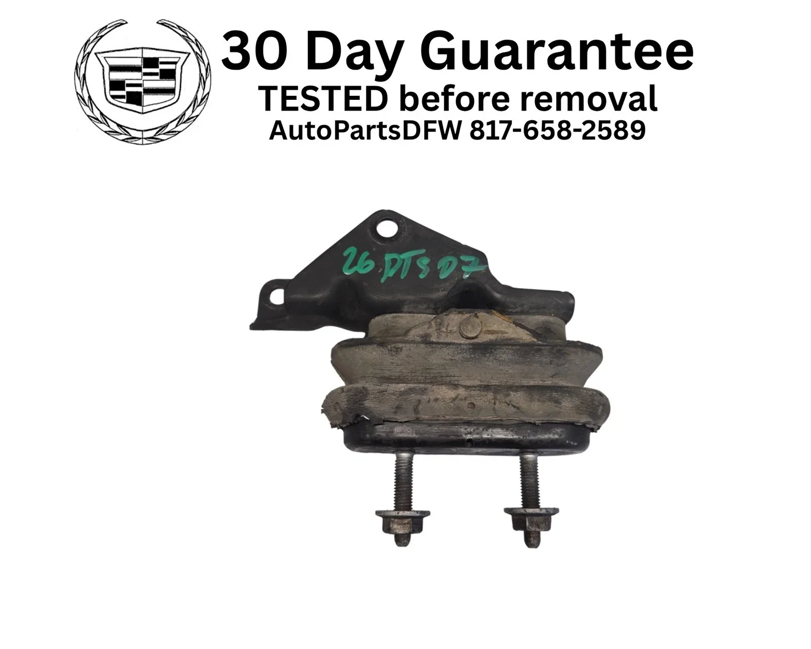2006-2011 Cadillac DTS Buick Lucerne transmission mount 20760909 used H45489 oem