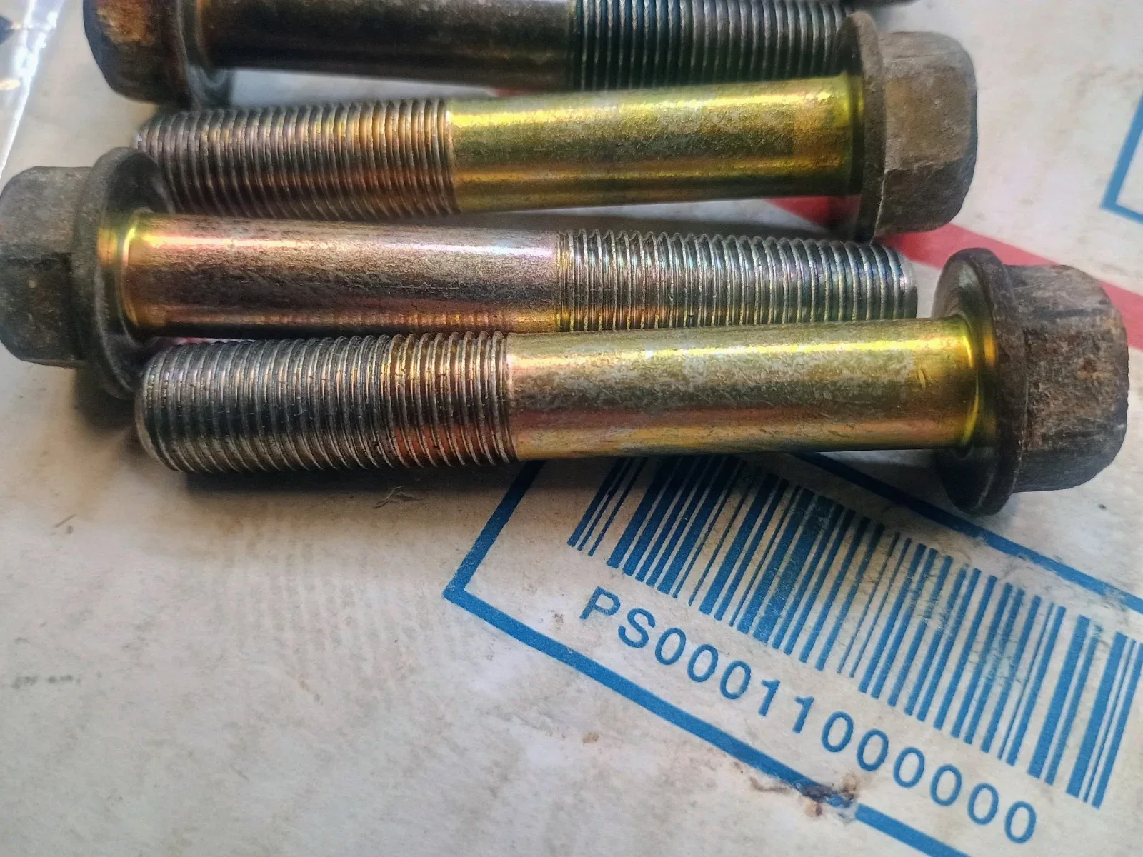 1994 - 97 Honda Accord Transmission To Engine Mount Bolts Bell housing Bolts Set image 4