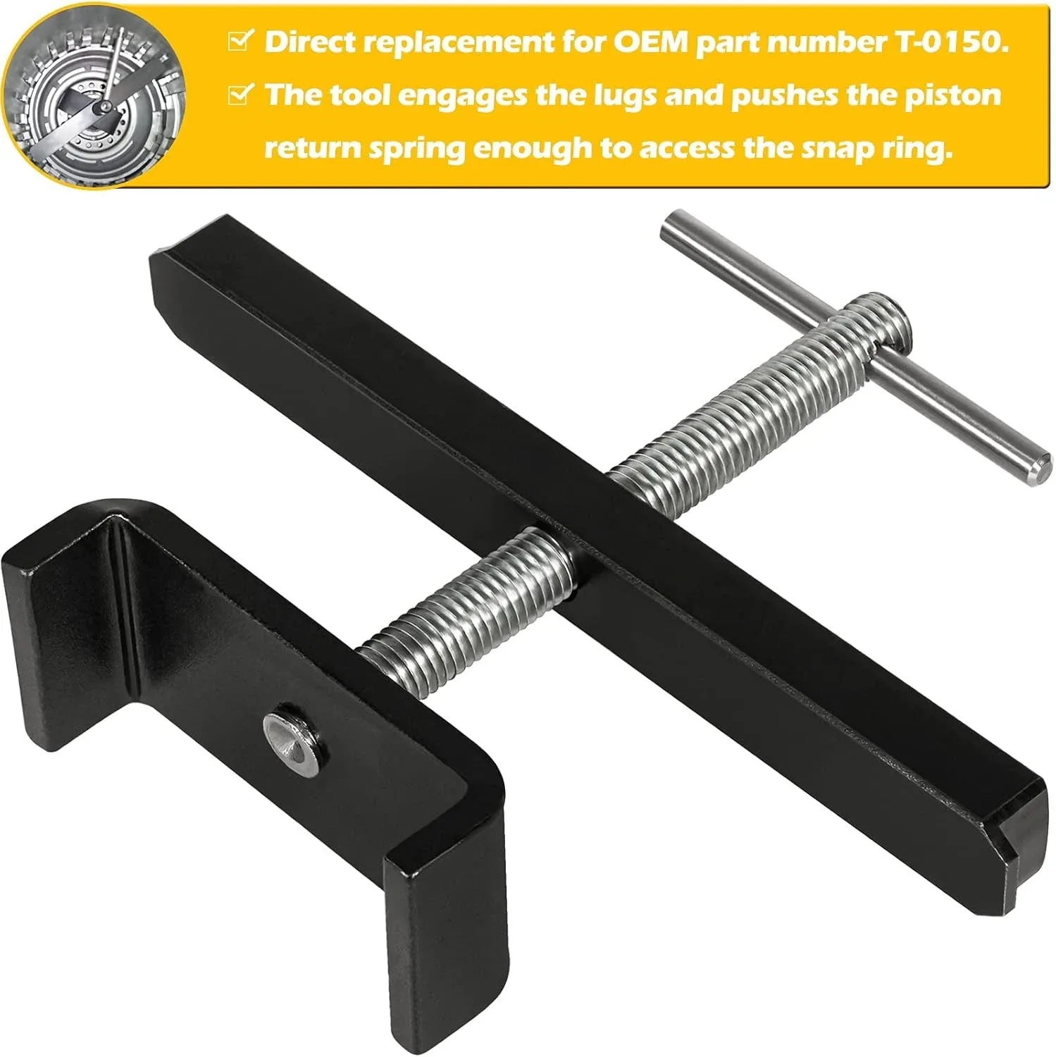 T-0150 Rear Clutch Housing Spring Compressor Transmission Tool for GM Powerglide image 3