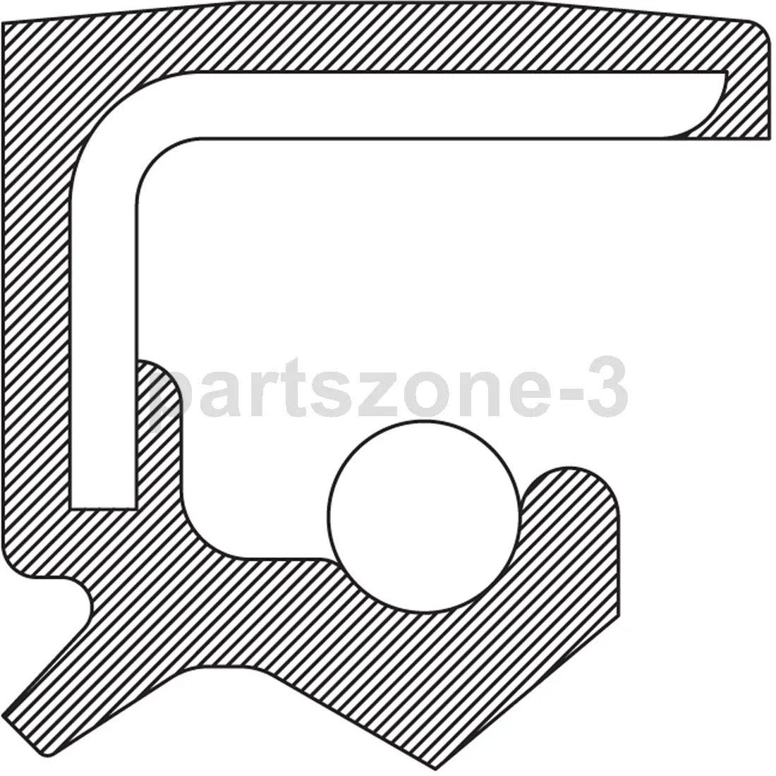 Transmission Extension Housing Seal Fits 2005-2015 Toyota Tacoma image 3