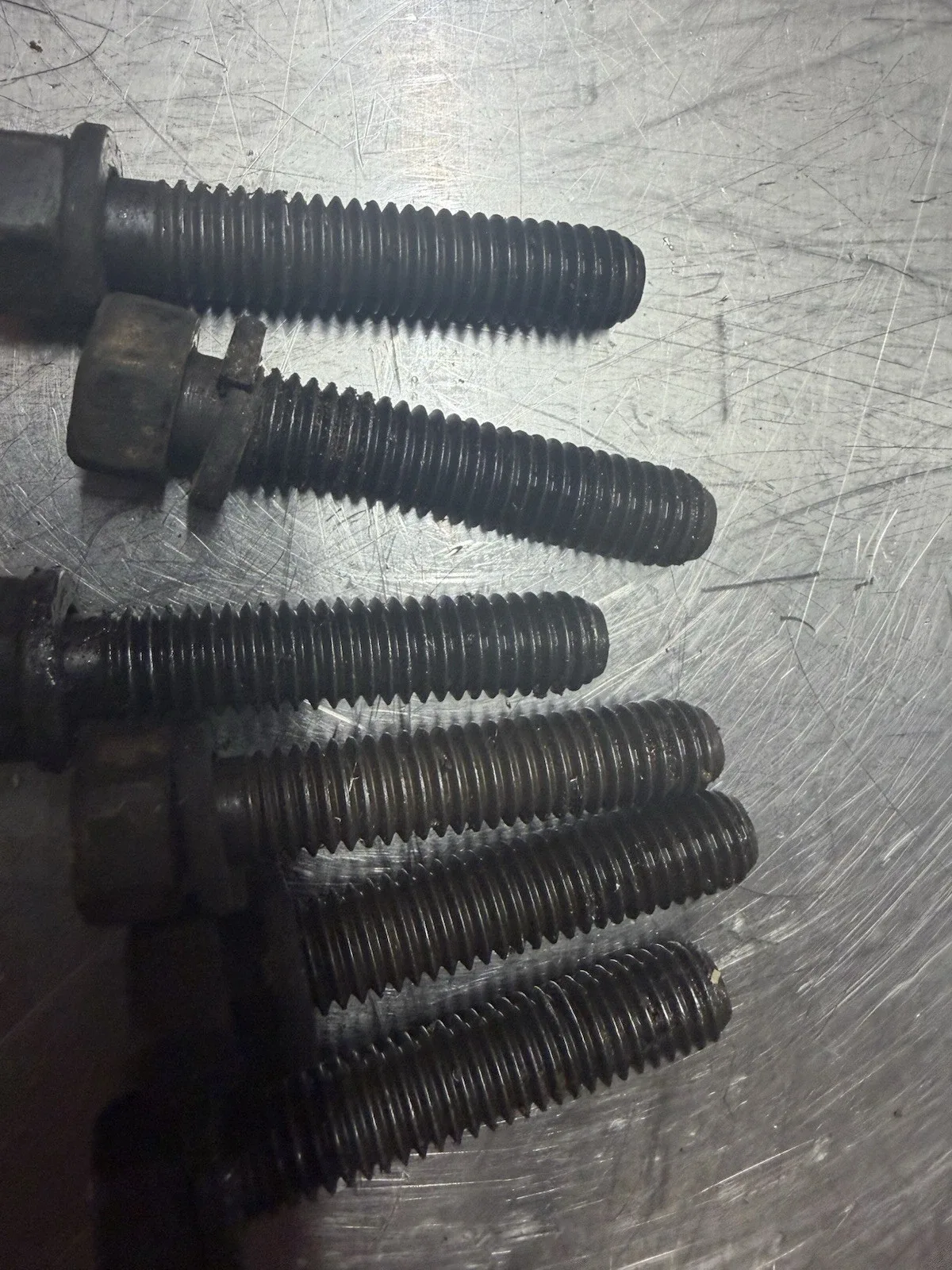 1992-1996 FORD F150 BRONCO E4od Bell Housing Bolts OEM image 3
