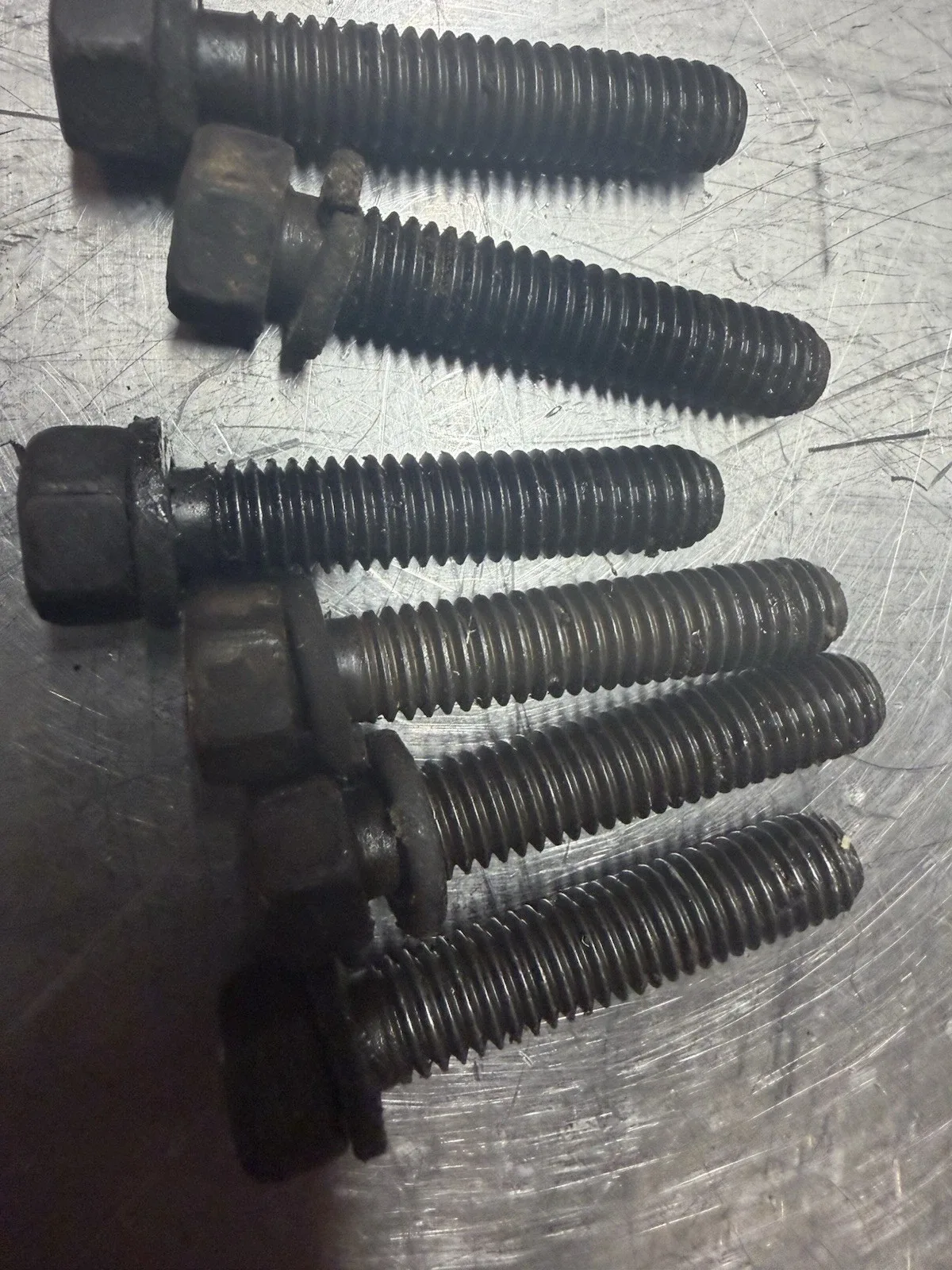 1992-1996 FORD F150 BRONCO E4od Bell Housing Bolts OEM image 4