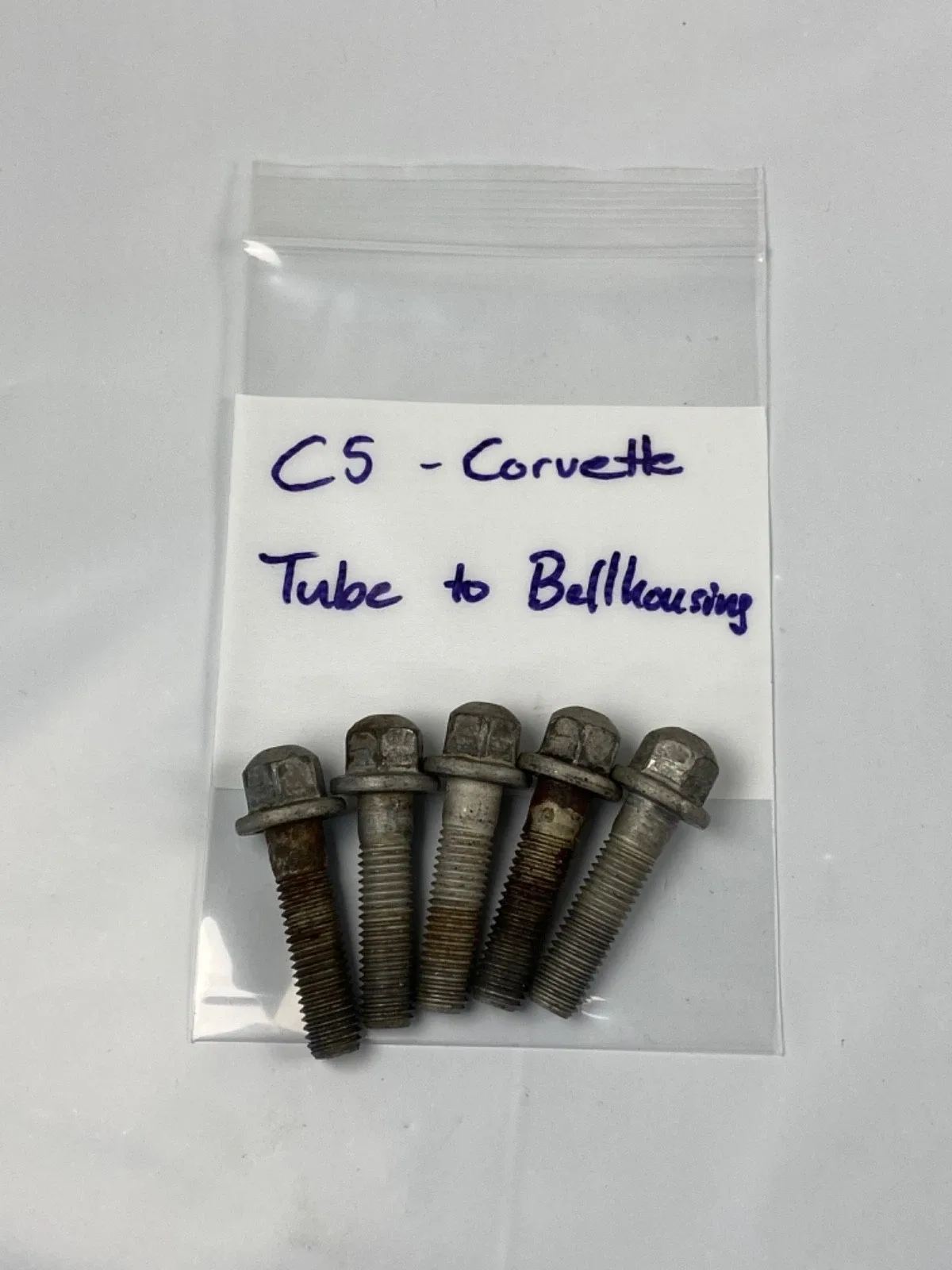 Torque Tube to Bell Housing Bolts GM OE (5) 11516862 fits Corvette C5 C6 97-13 image 2