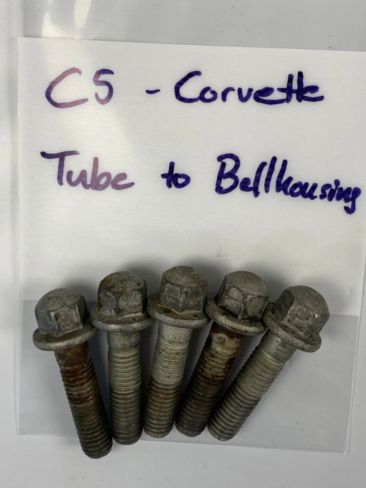 Torque Tube to Bell Housing Bolts GM OE (5) 11516862 fits Corvette C5 C6 97-13 image 3
