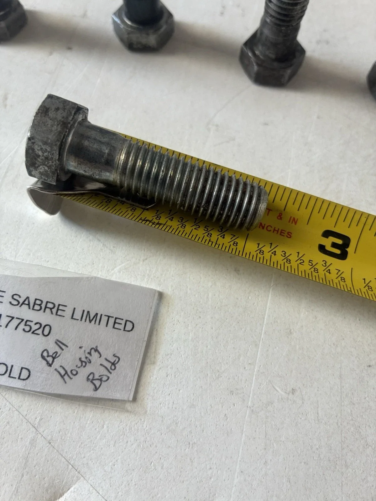 1997-2005 Buick LE Sabre Limited Auto 3.8 Bell Housing Bolts OEM image 2