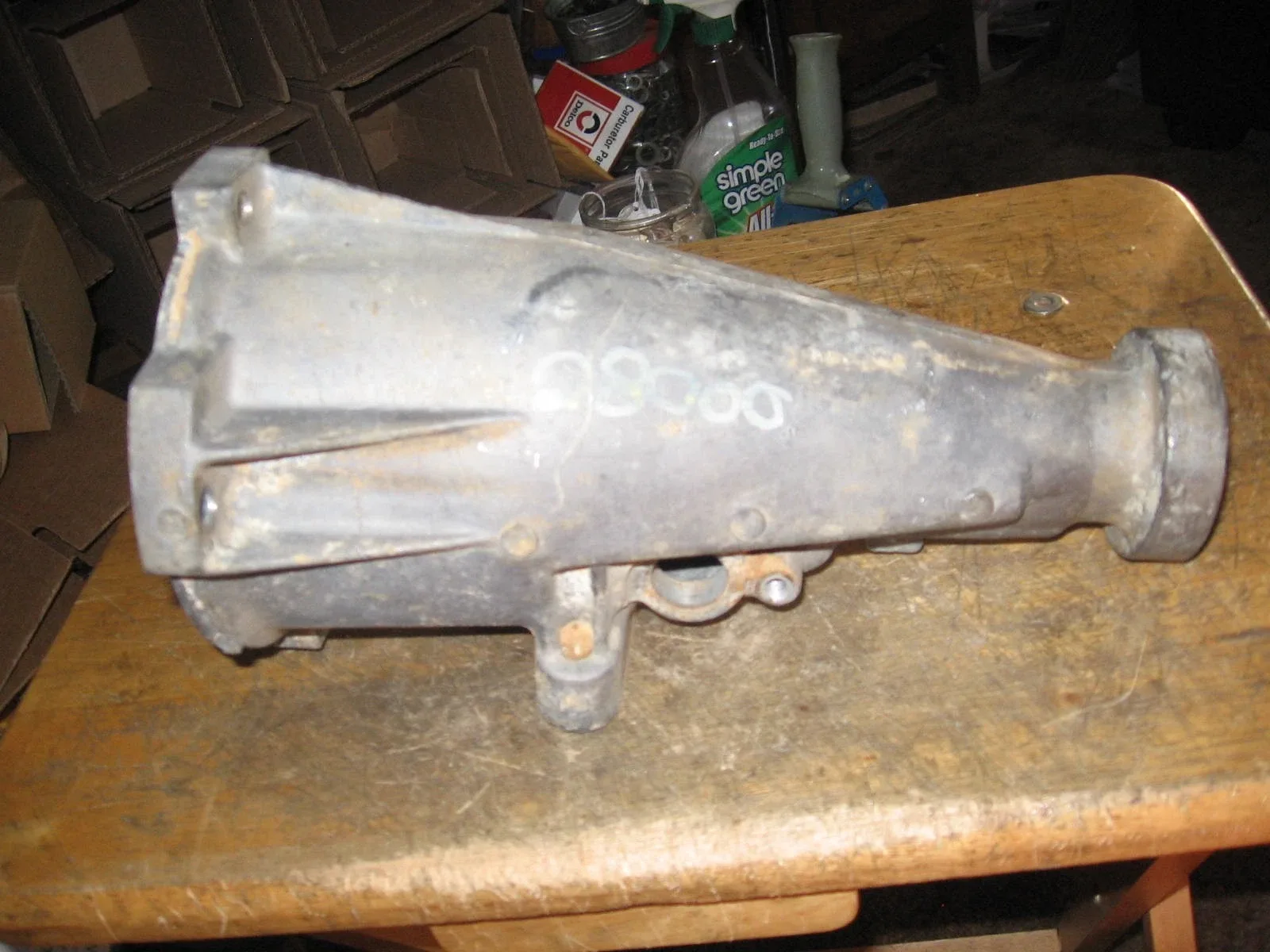 OEM GM 1962-74 ALUMINUM POWERGLIDE TRANSMISSION 11" TAIL HOUSING CHEVY DRAG RACE