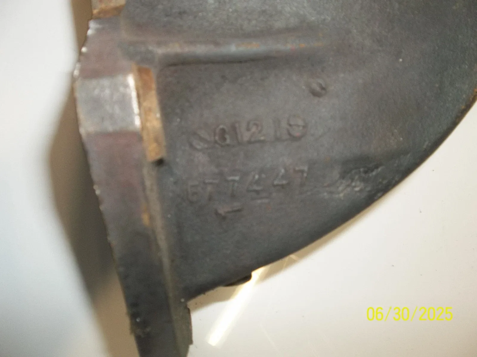 1961-1964 OLDSMOBILE 394 FLYWHEEL HOUSING DUST SHIELD STARTER HOUSING OEM image 4
