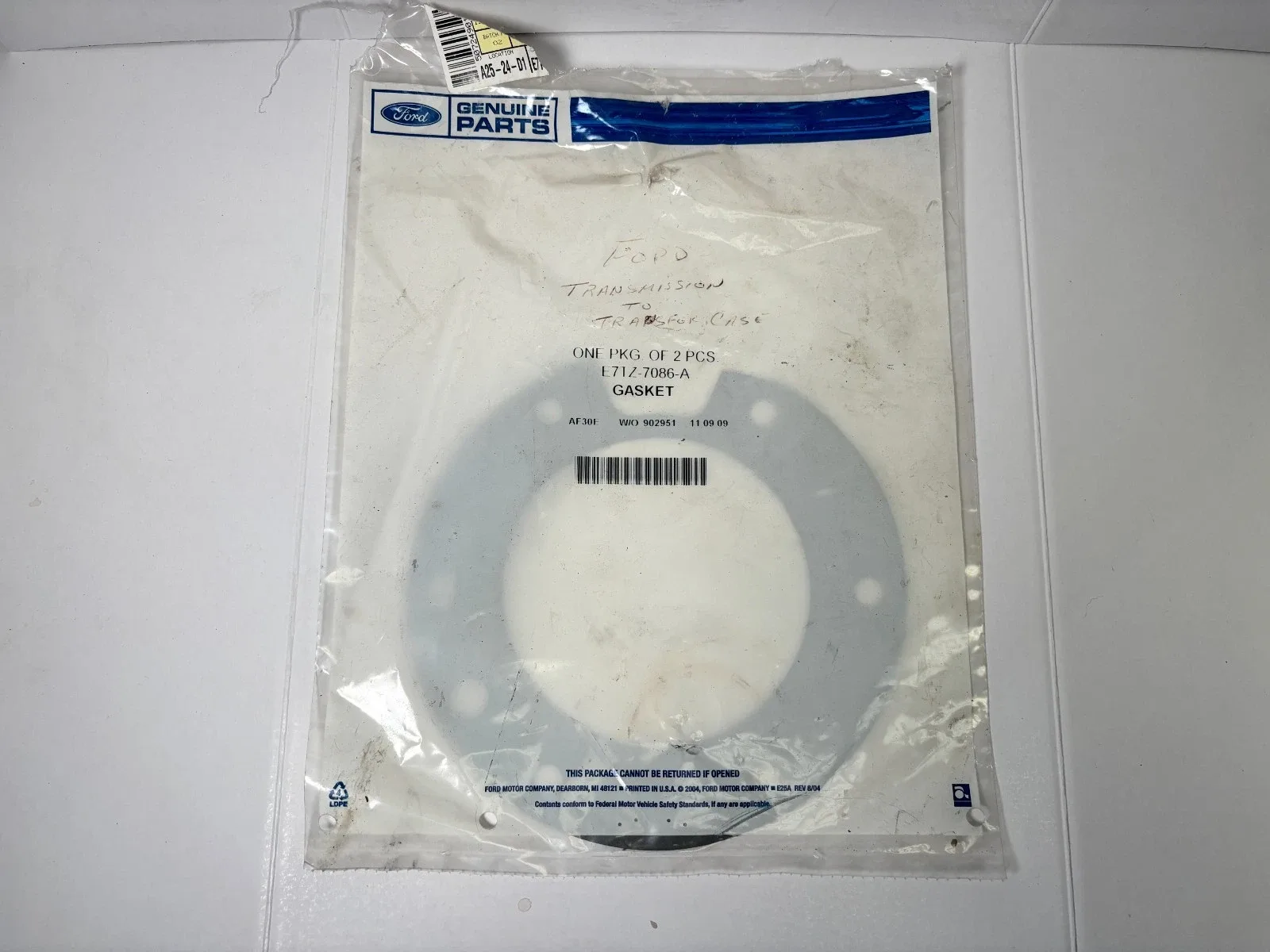 Genuine Ford E7TZ-7086-A Transmission Extension Housing Gasket – OEM Replacement