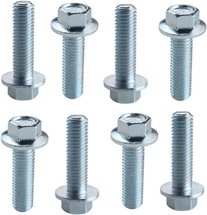 Clear Zinc Plated LS Transmission Bolts - Set of 8 for GM Engines image 4