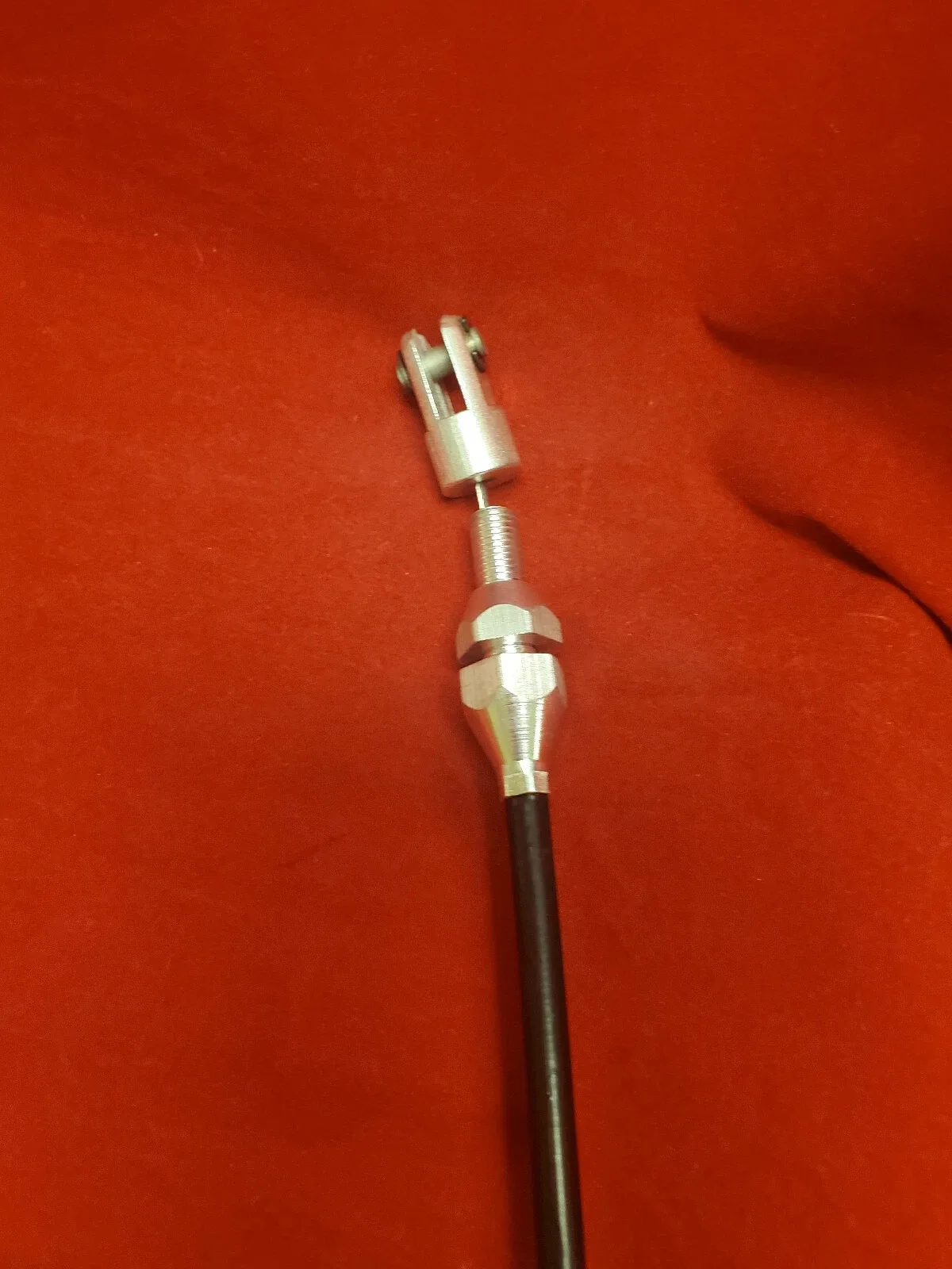 Throttle Cable LS1 48" Long, Black Housing is 36"