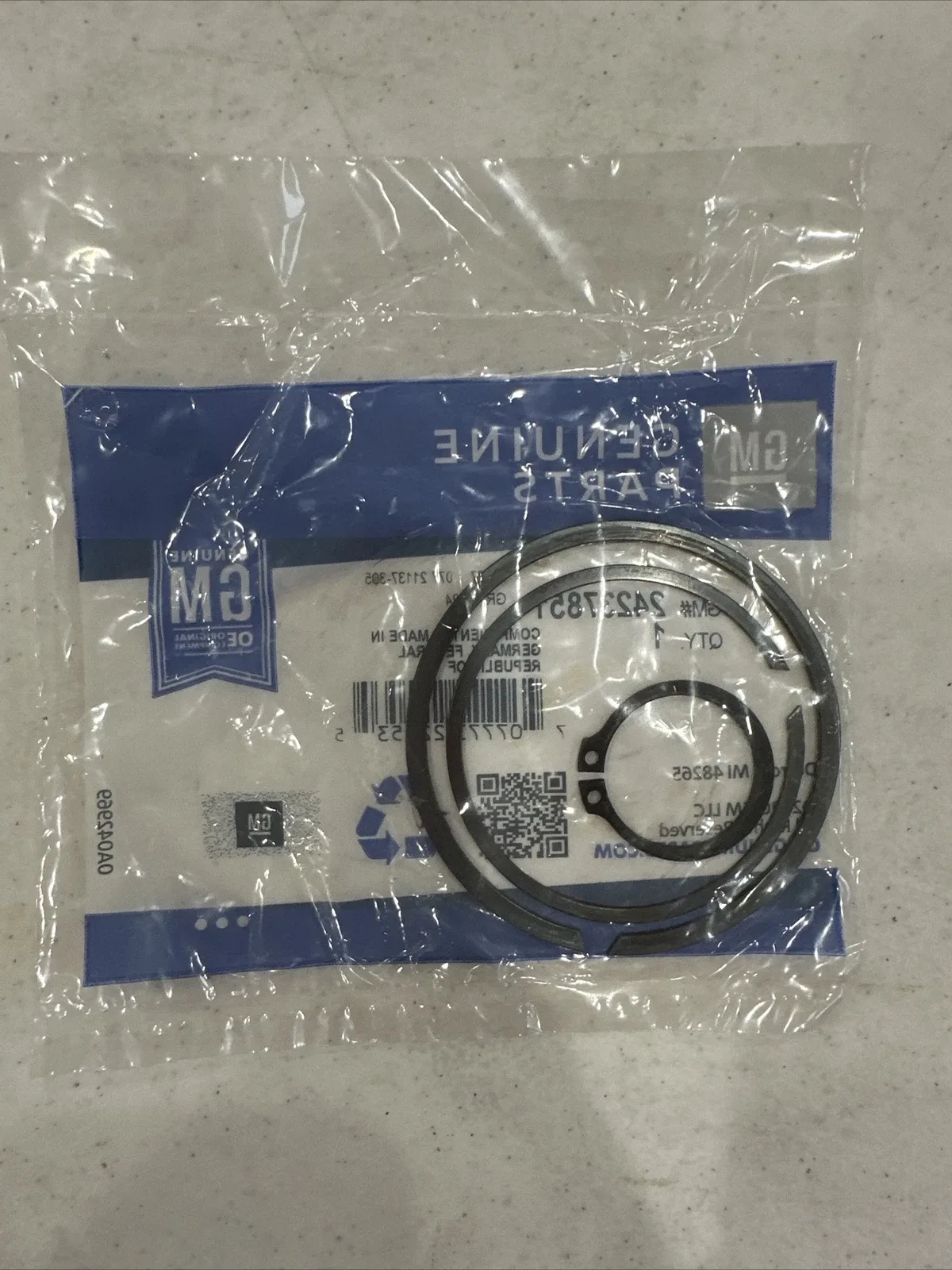 Automatic Trans. 1-2-3-4 Clutch Piston Housing Retaining Ring - GM (24237851) image 2