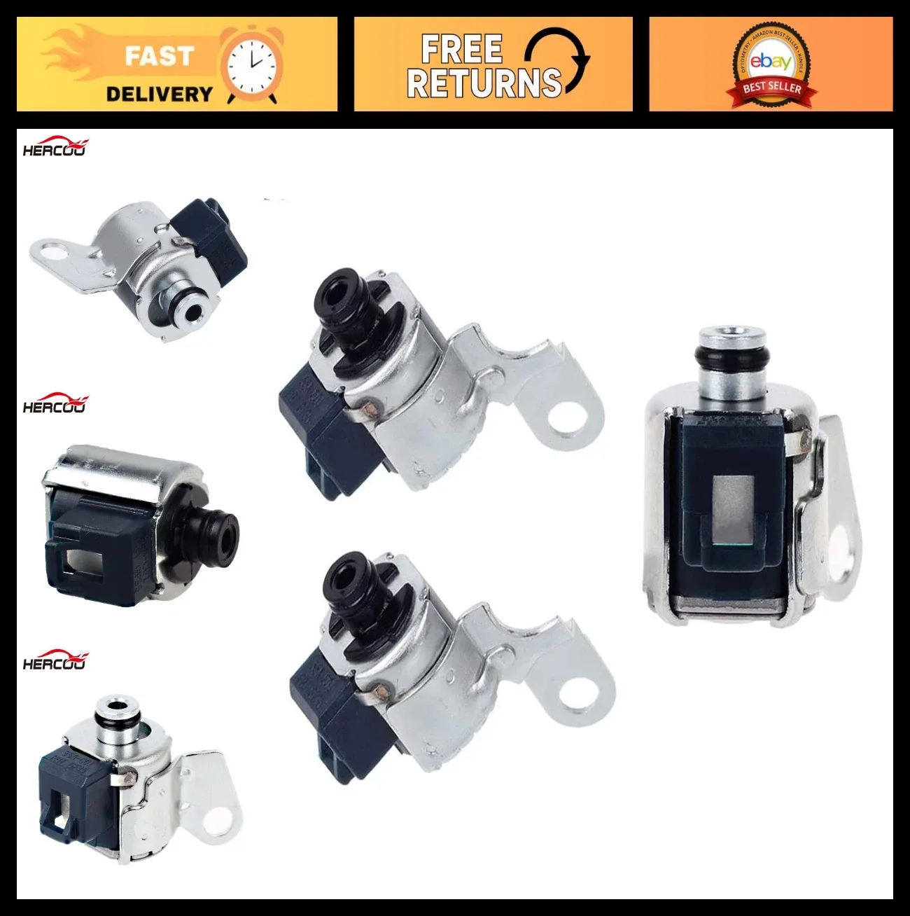 TCC Lock-Up & Shift Solenoids Kit for Jeep, Toyota, Lexus - MPN AZMP24225