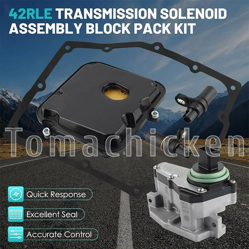 For Chrysler Dodge Jeep Liberty 3.7L 42RLE Transmission Shift Solenoid Block Kit image 4