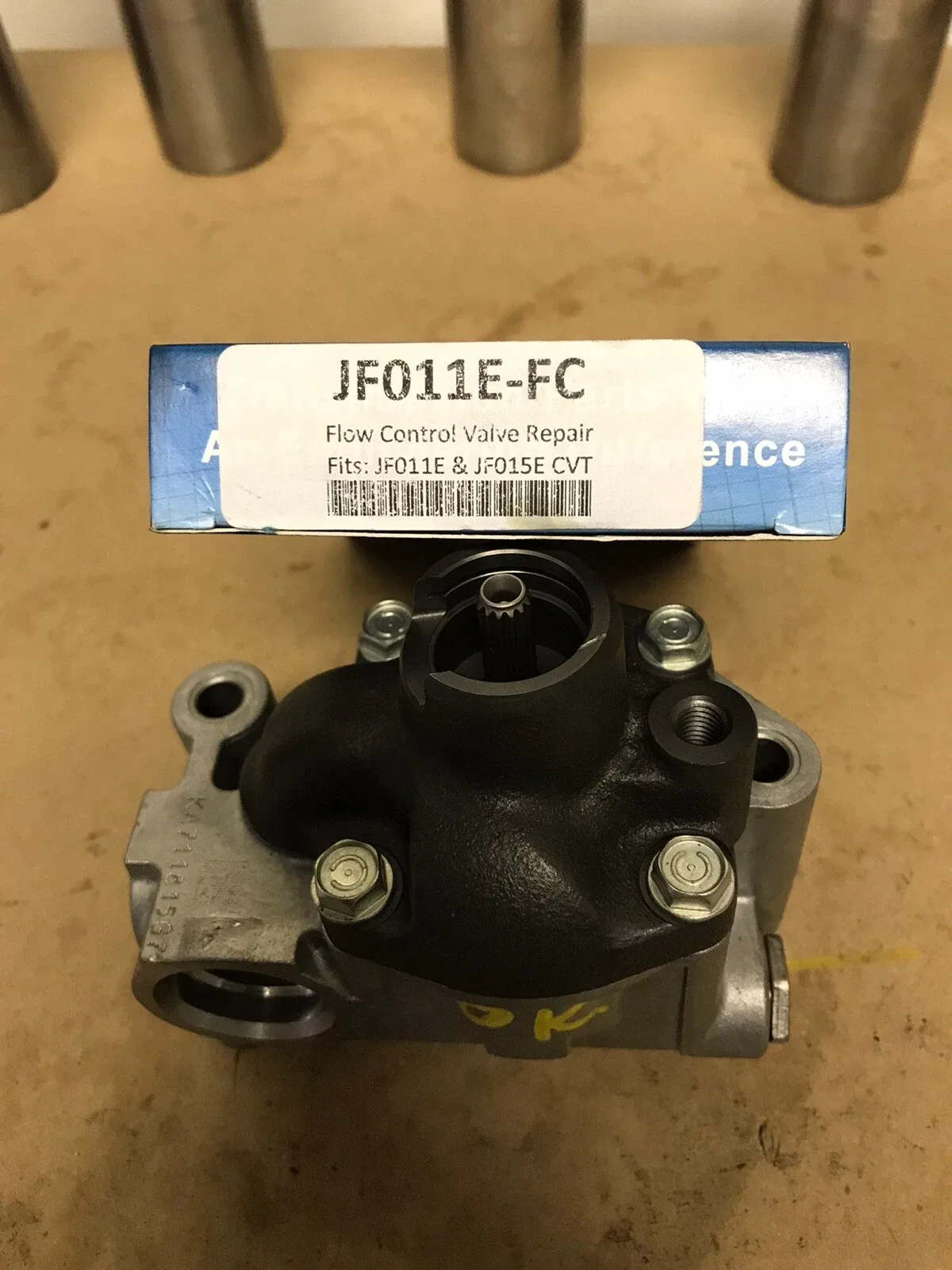 Reman CVT Oil Pump for Nissan RE0F10A / JF011E with Transgo Flow Control Valve