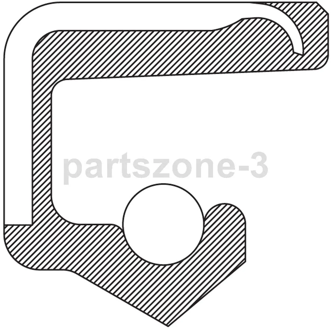 1954 Dodge C-1 Automatic Transmission Oil Pump Seal PARTSZONE260821144923 image 3