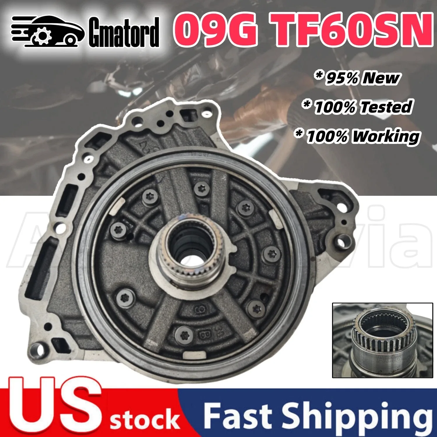 VW Passat 3.6L V6 6-Speed Oil Pump Assembly TF-60SN (09G)