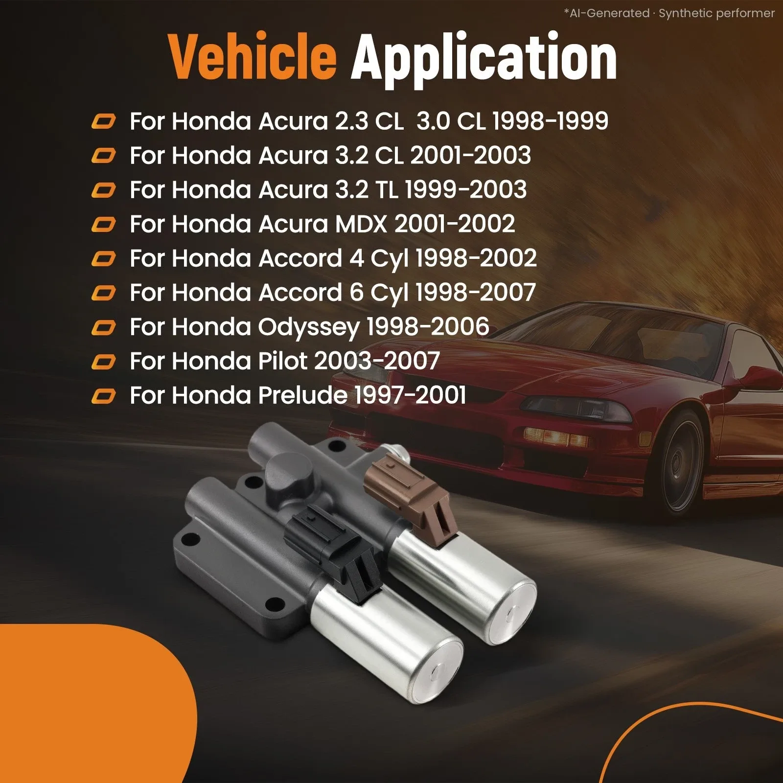 1998-2007 Honda Accord / 1998-2006 Odyssey Dual Linear Shift Solenoid FE1GDL image 4