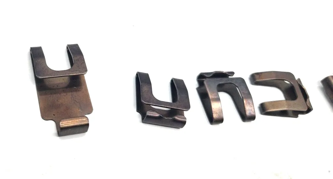 Ford 10R140 Valve Body Retainer Clips - TJS MPN 10r140 transmission Valve Body Clips 1 Large clip 6 Small clips image 2