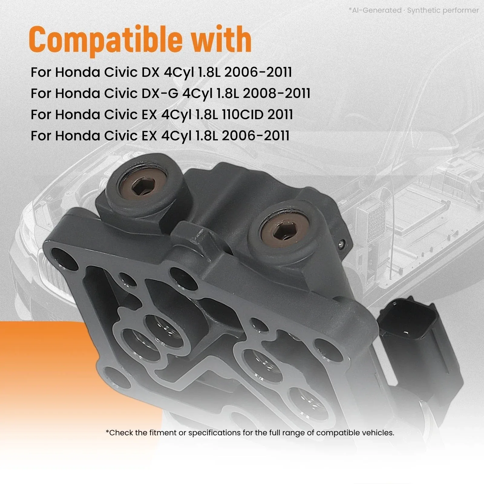 Transmission Dual Linear Shift Solenoid Valve For Honda Civic 1.8 28260-RPC-004 image 2