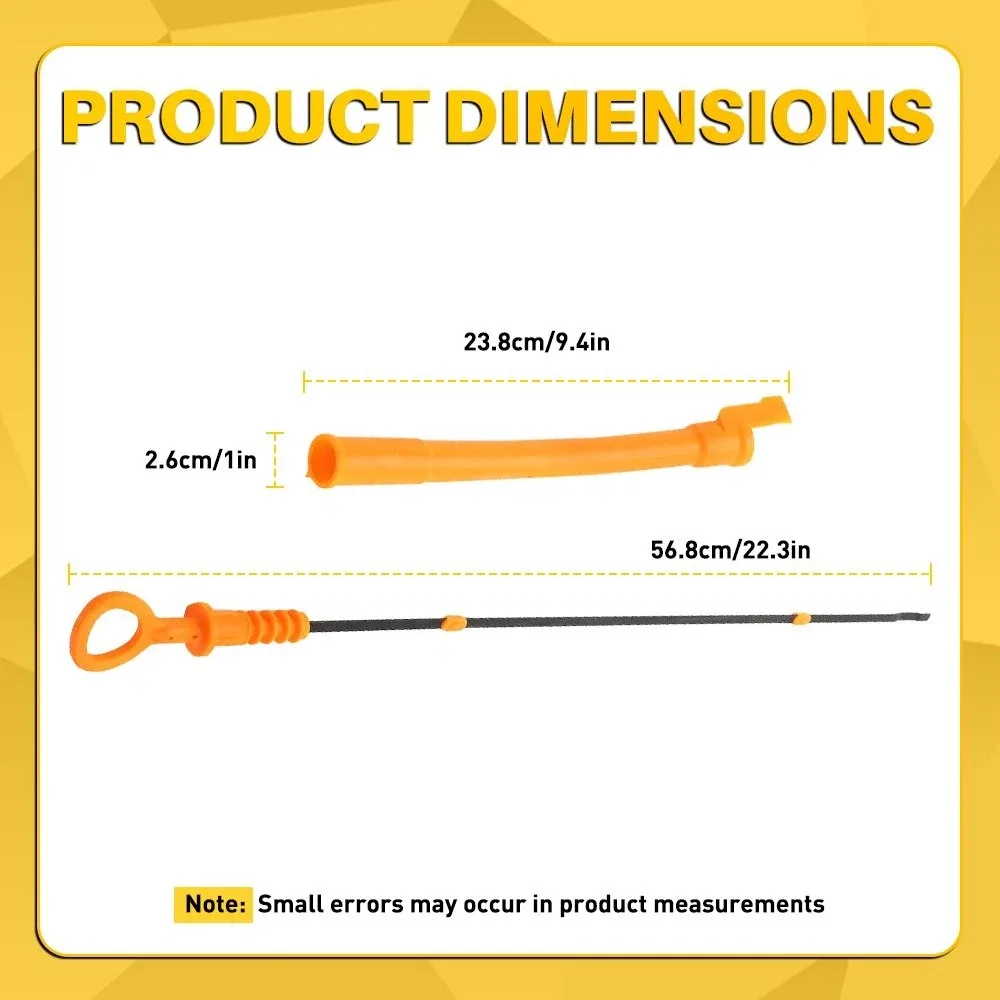 1999-2006 Audi / Volkswagen 1.8L Oil Dipstick & Tube — 06A103663B / 06A115611Q image 2