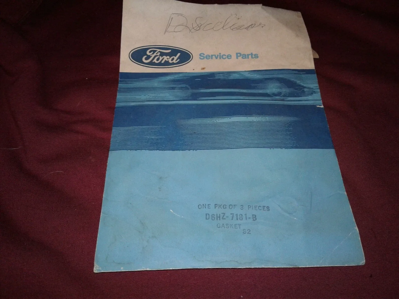 1970 Ford Fairlane Automatic Transmission Oil Pump Gasket d6hz-7181-b image 2