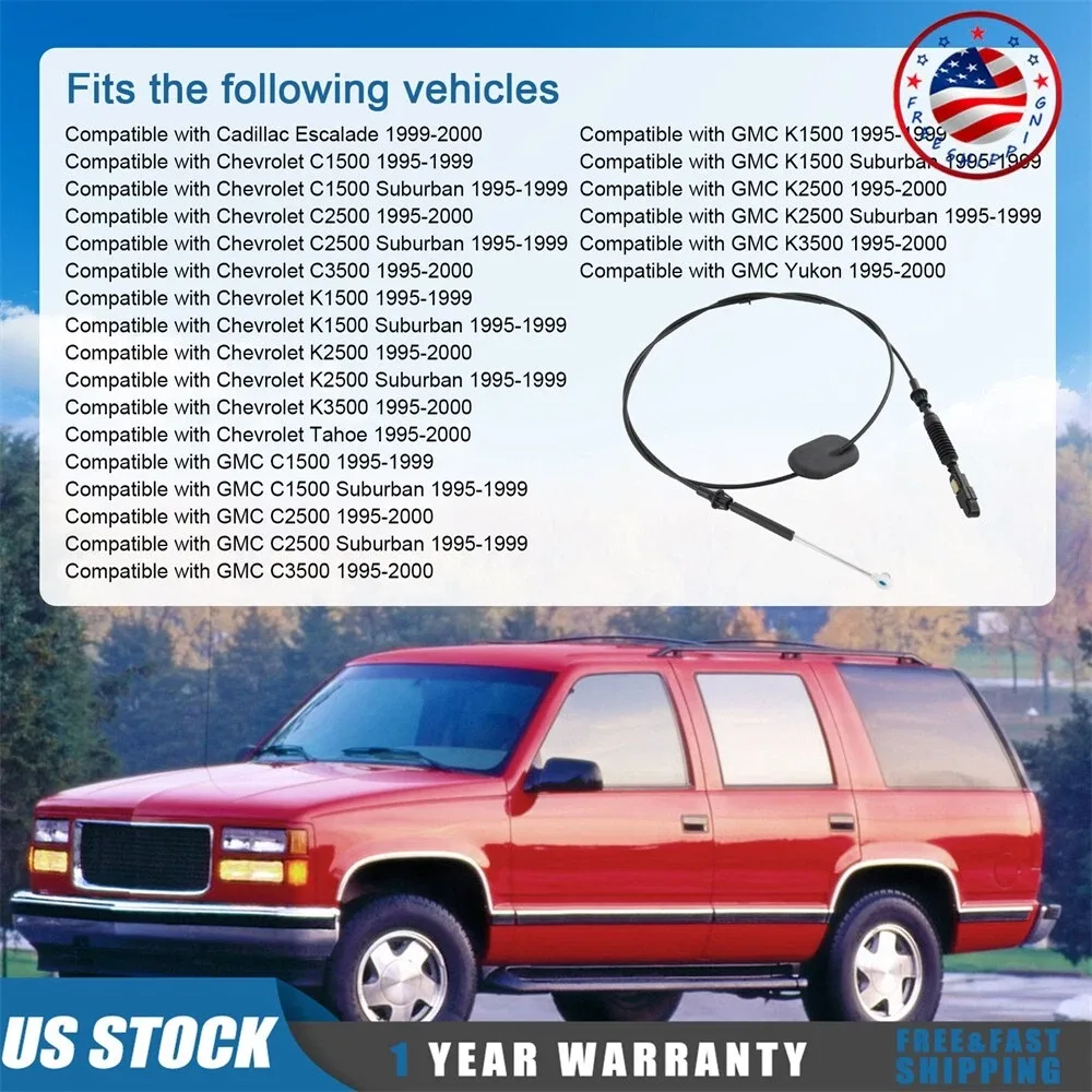 Automatic Transmission Gear Shifter Cable Fits Silverado Yukon Sierra 15037353 image 4