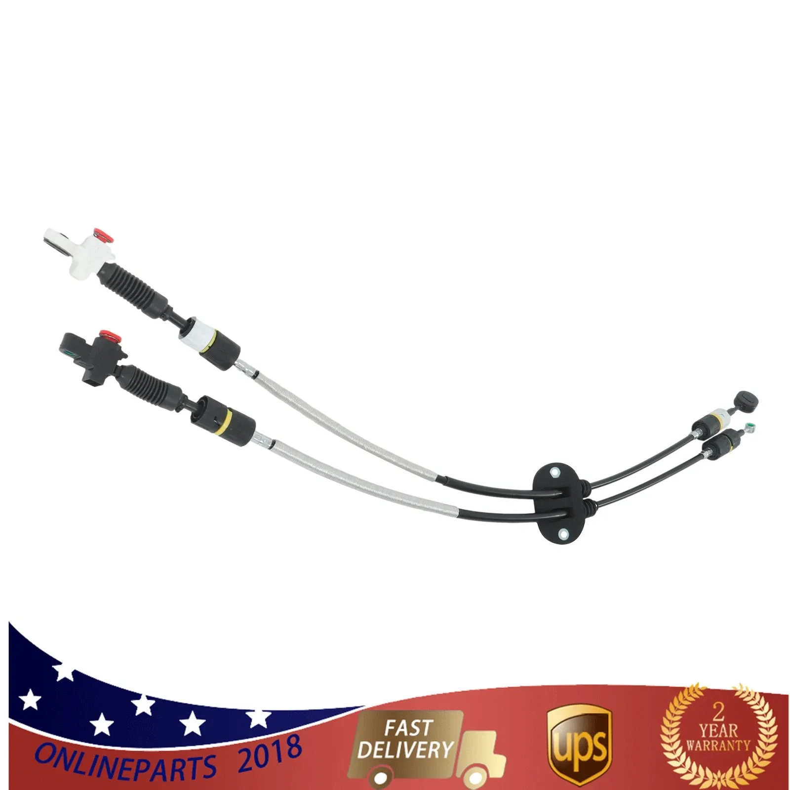 For Ford Focus 01-02 Transmission Double Shift Cable Assembly Manual 1S4Z7E395HA image 2