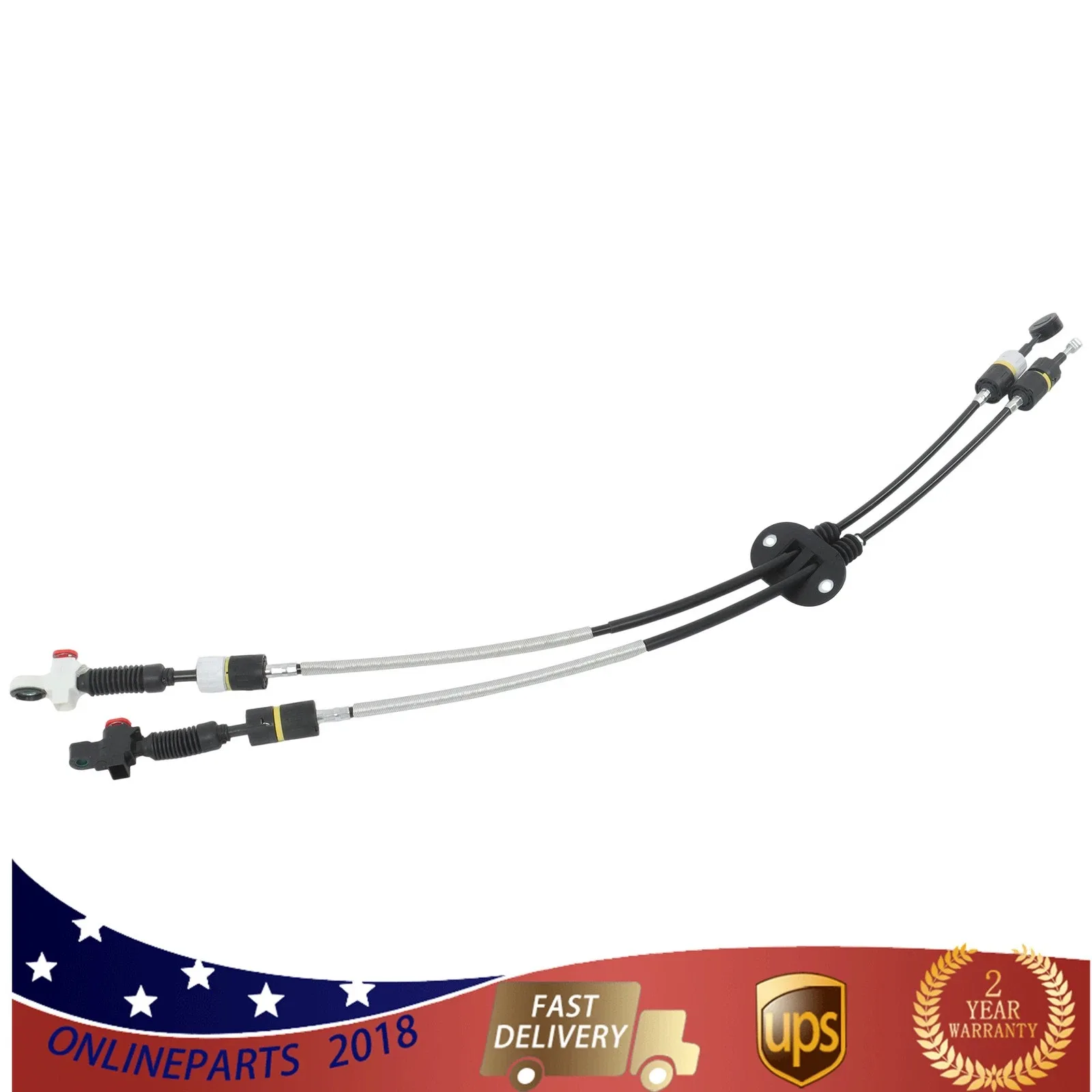 For Ford Focus 01-02 Transmission Double Shift Cable Assembly Manual 1S4Z7E395HA image 3