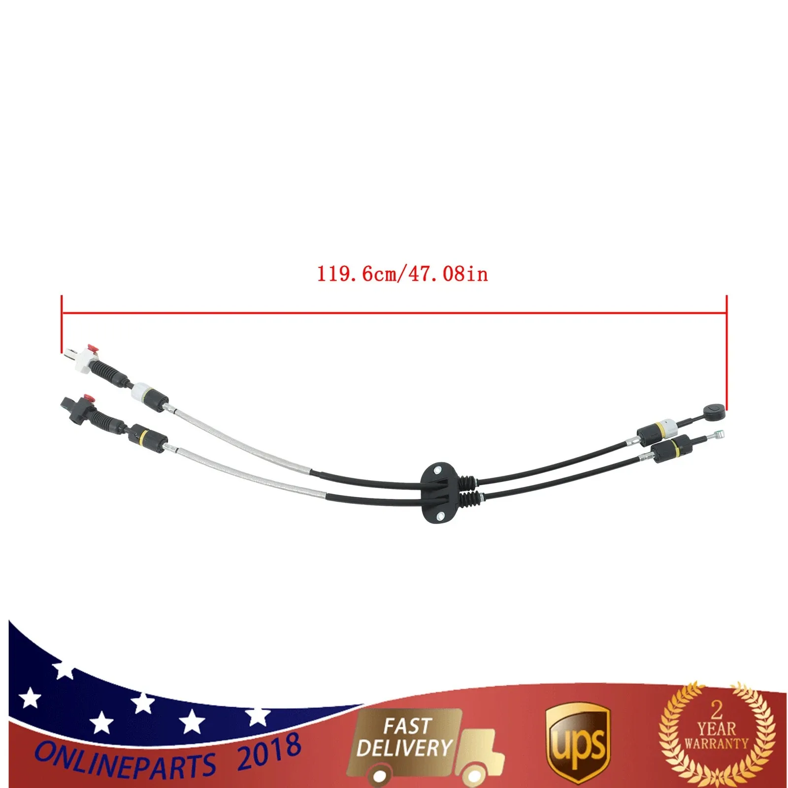 For Ford Focus 01-02 Transmission Double Shift Cable Assembly Manual 1S4Z7E395HA image 4