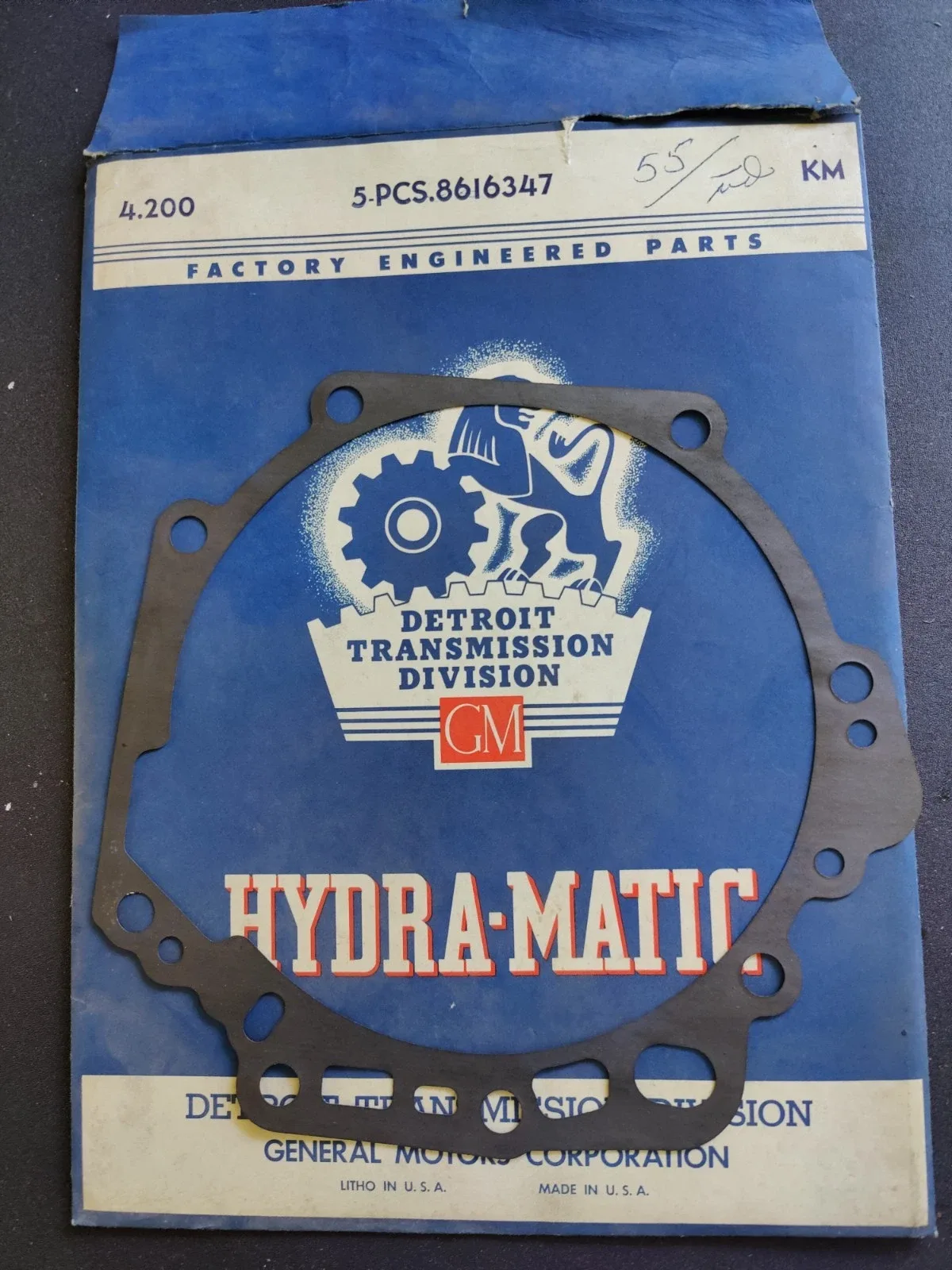1956-58 Oldsmobile Hydra-Matic Rear Oil Pump-to-Case Gasket 8616347