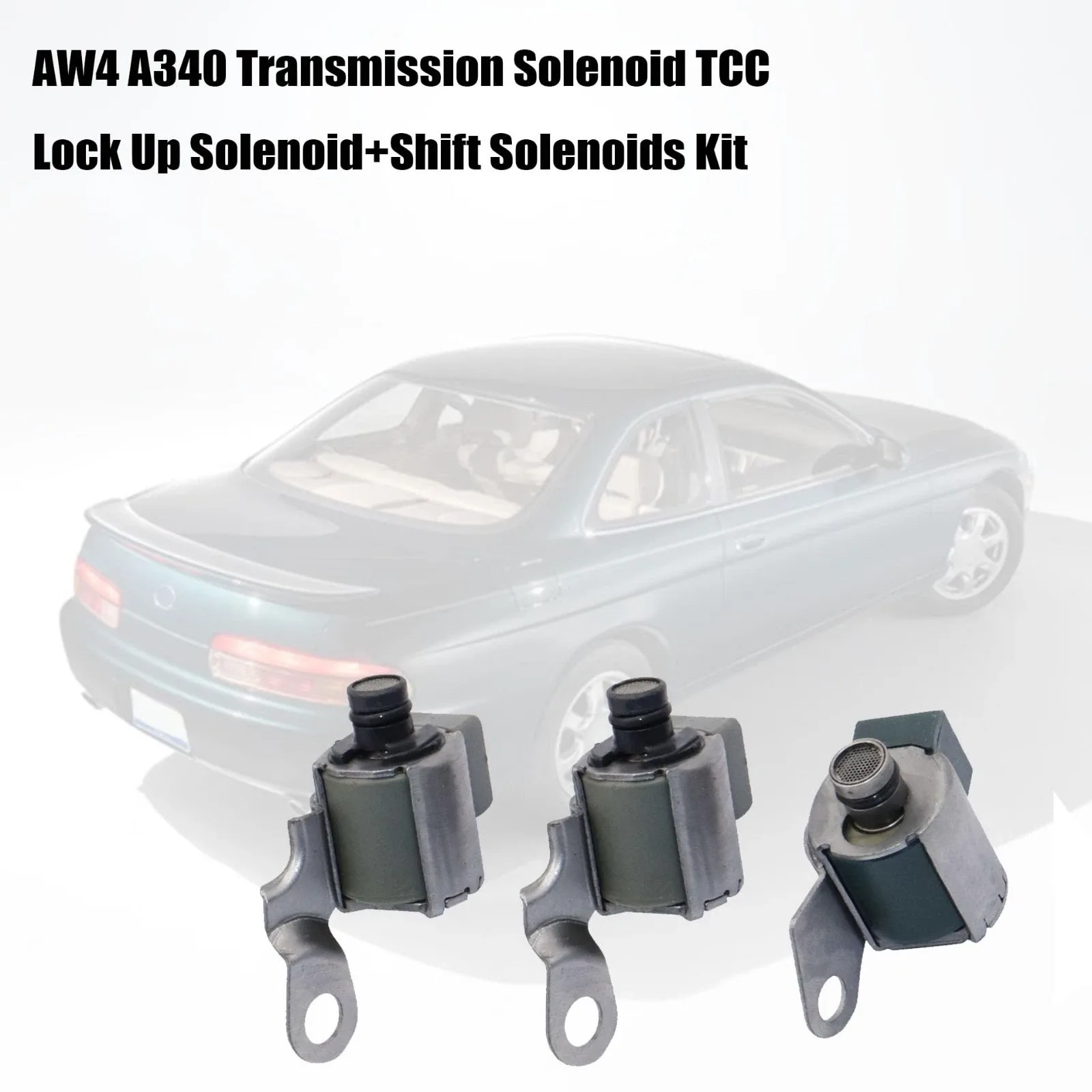 Transmission TCC Lock Up & Shift Solenoids Kit for Toyota, Jeep, Lexus 1992-1997 image 2
