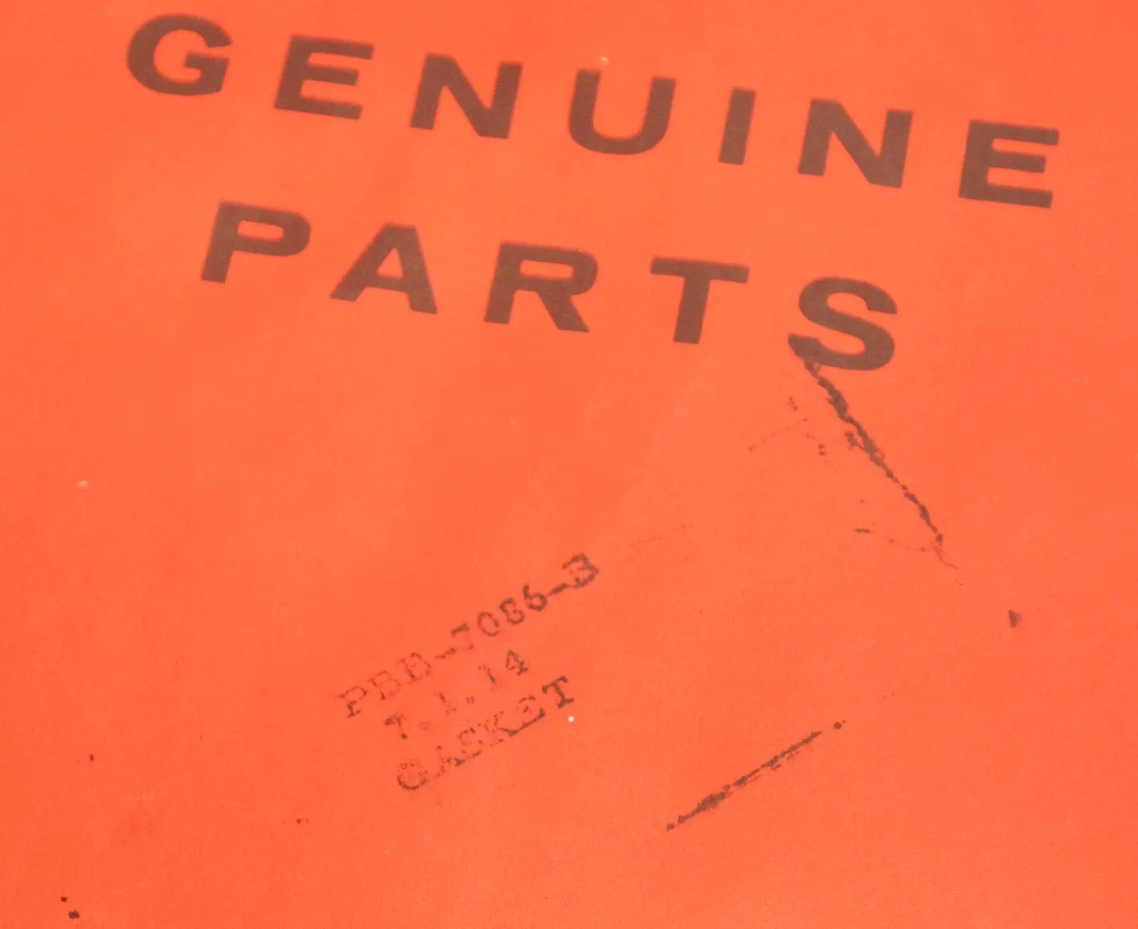 1958-1960 Mercury / 1959-1960 Thunderbird Transmission Extension Gasket PBB-7086-B, B8S-7086-A image 3
