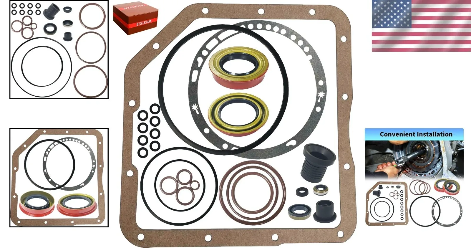 TH350 External Seal & O‑Ring Kit — Transmission Gasket/Seal Kit image 2