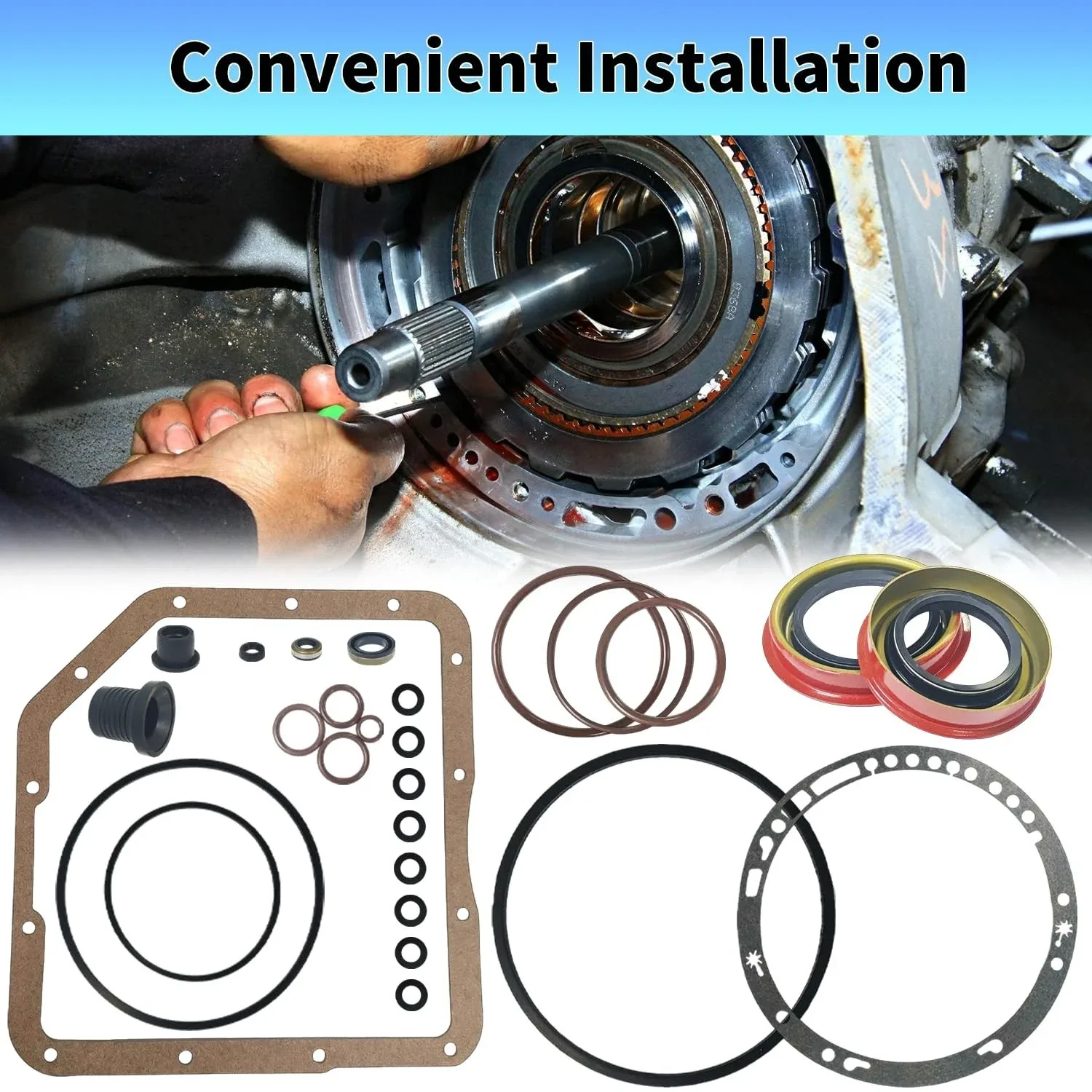 TH350 External Seal & O‑Ring Kit — Transmission Gasket/Seal Kit image 4