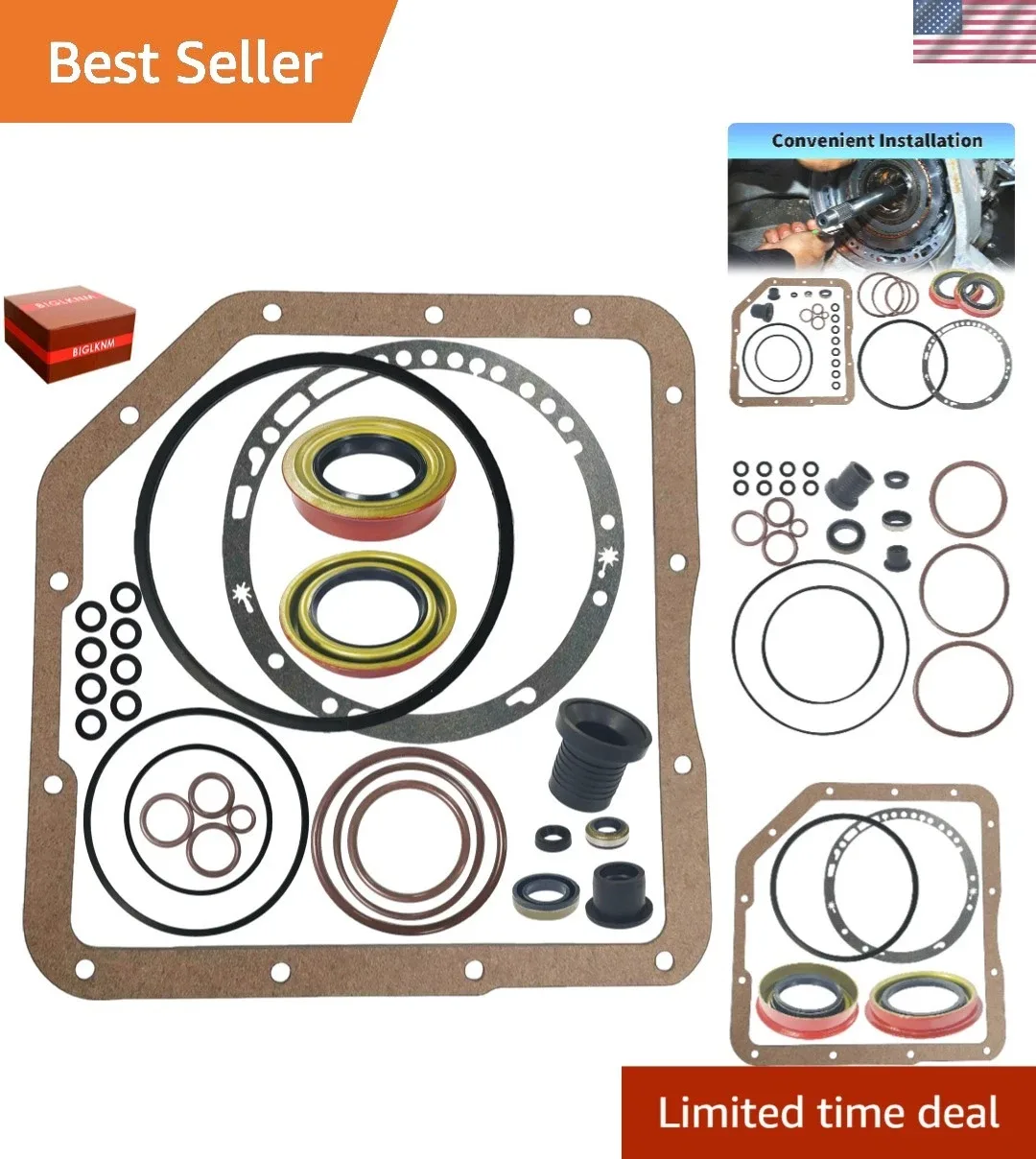 TH350 External Seal & O‑Ring Kit — Transmission Gasket/Seal Kit
